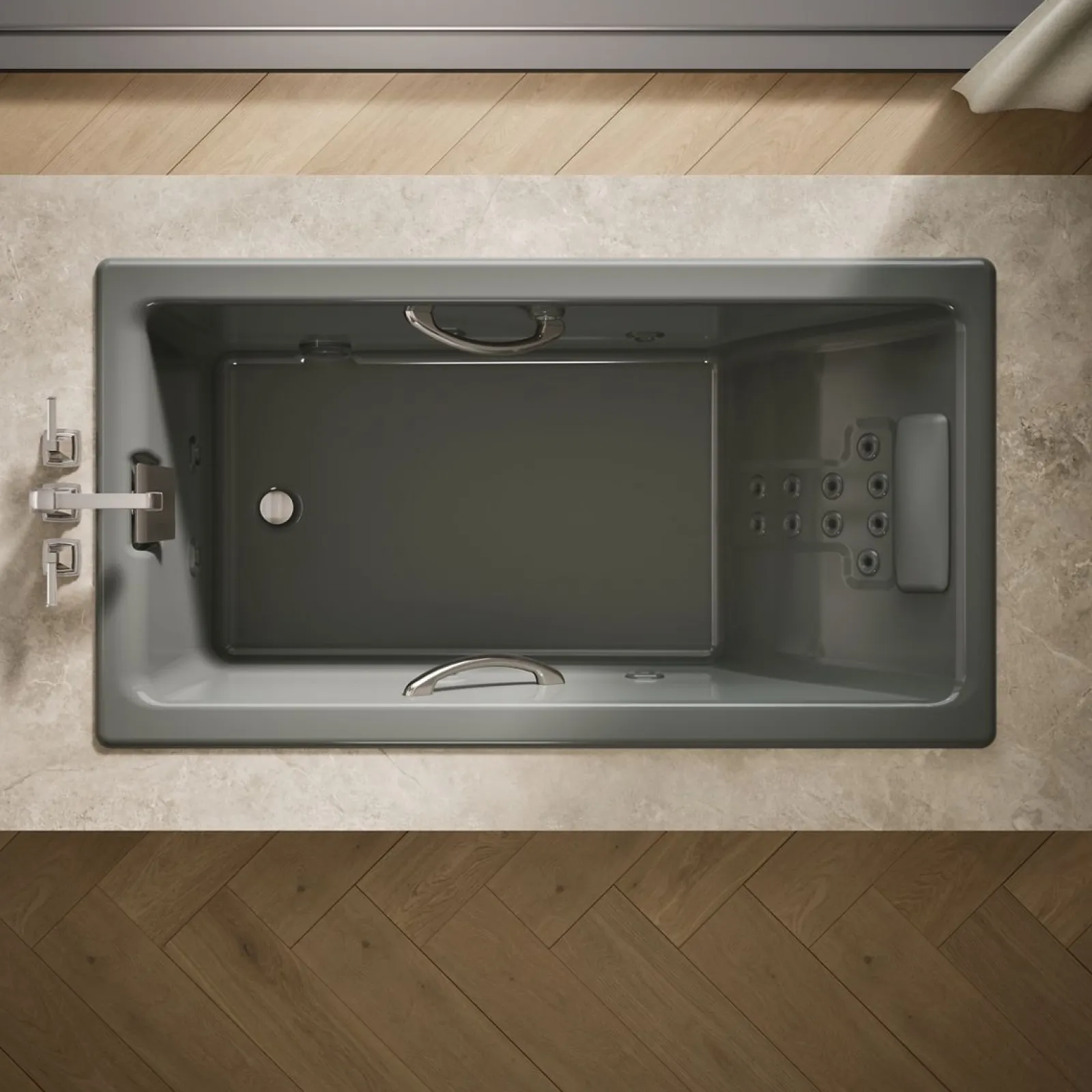 66" x 36" drop-in whirlpool bath^Kohler Outlet