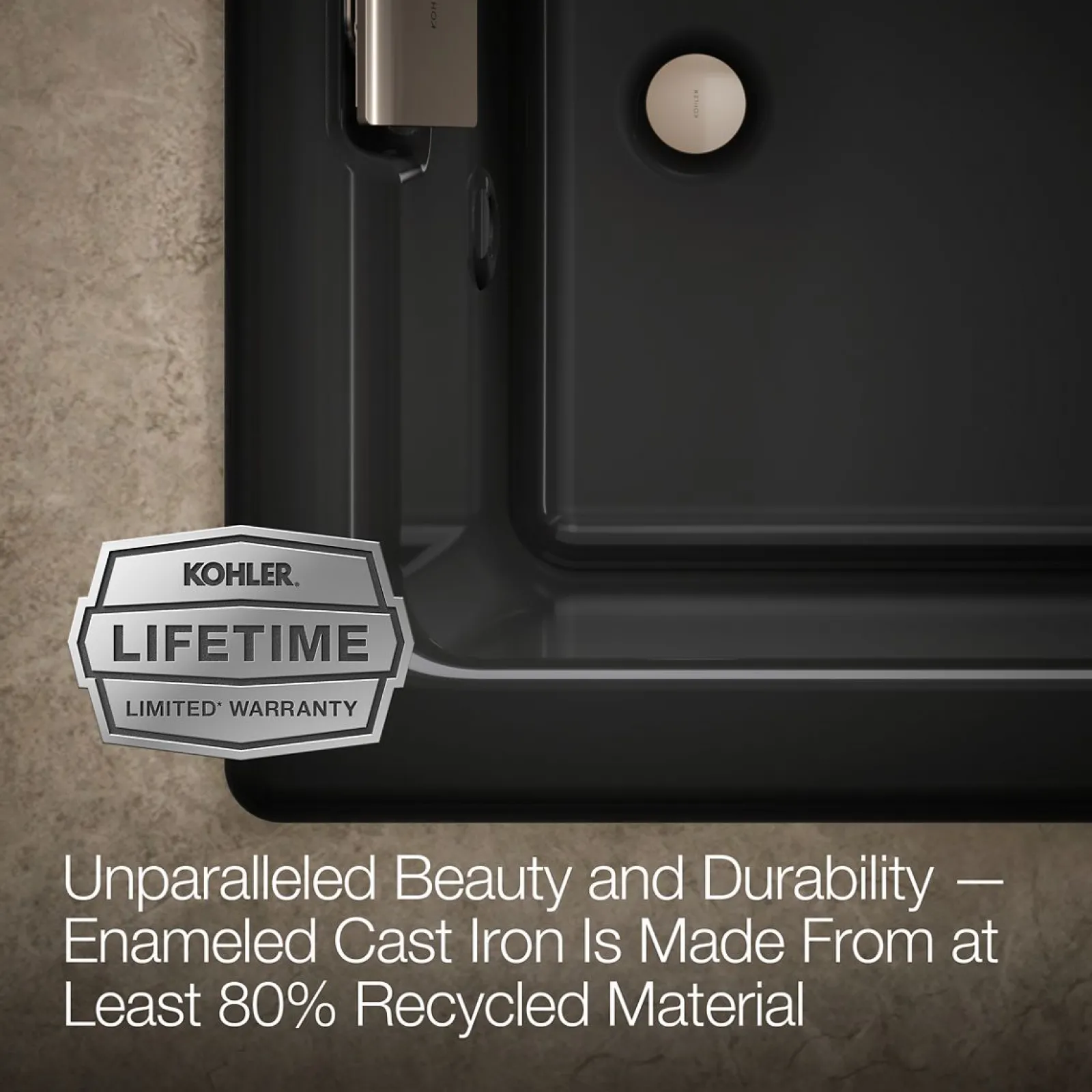 66" x 36" drop-in whirlpool bath^Kohler Outlet