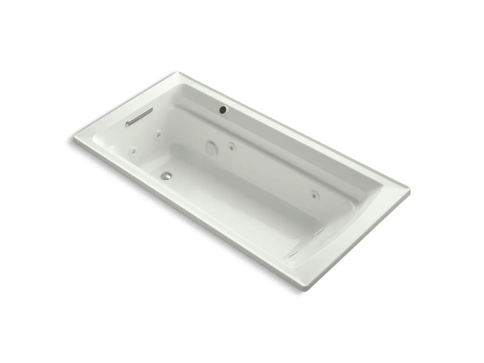 72" x 36" drop-in whirlpool bath with Bask® heated surface^Kohler Best