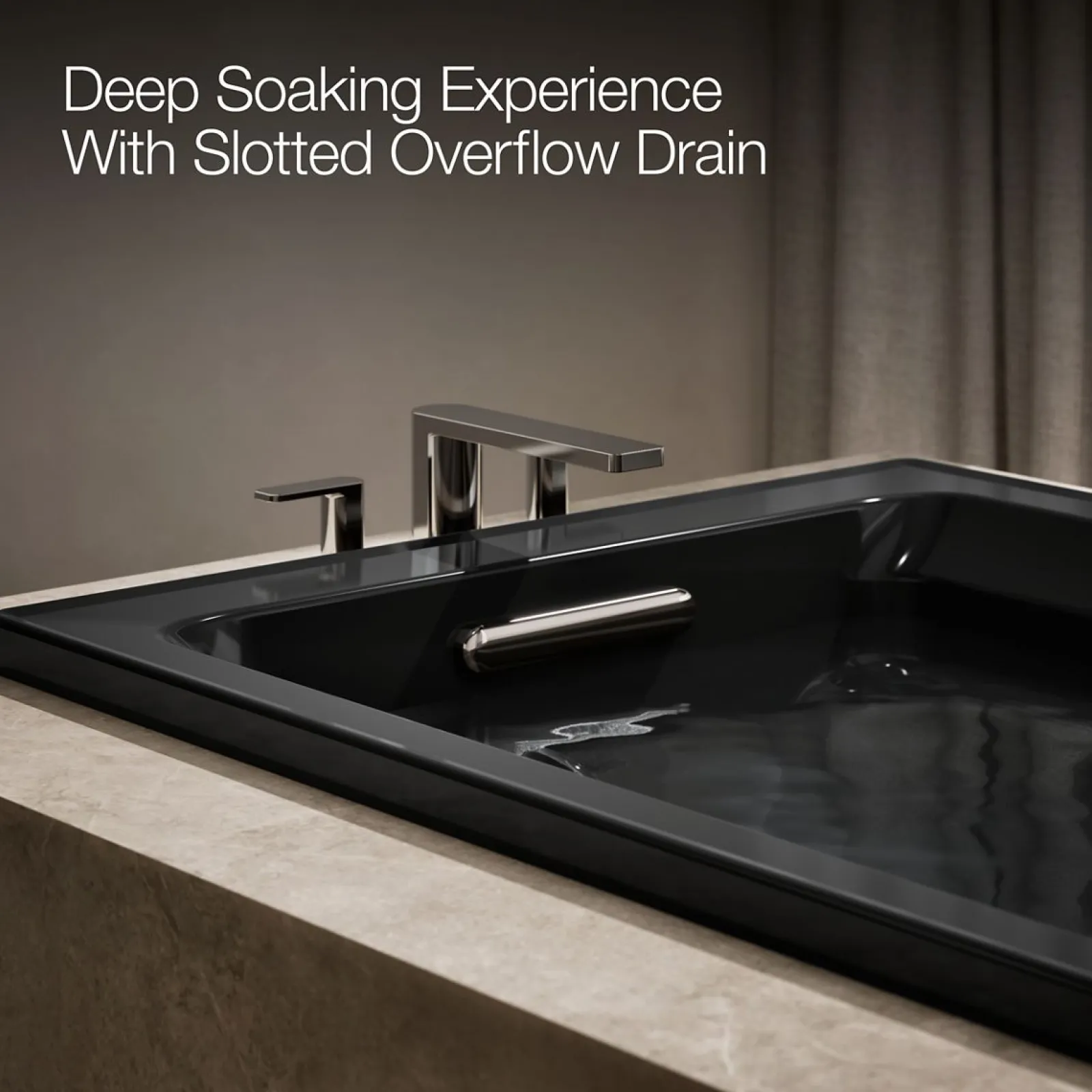 72" x 36" drop-in whirlpool bath with Bask® heated surface^Kohler Best