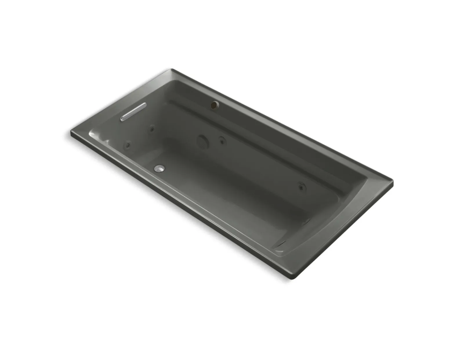 72" x 36" drop-in whirlpool bath with Bask® heated surface^Kohler Best