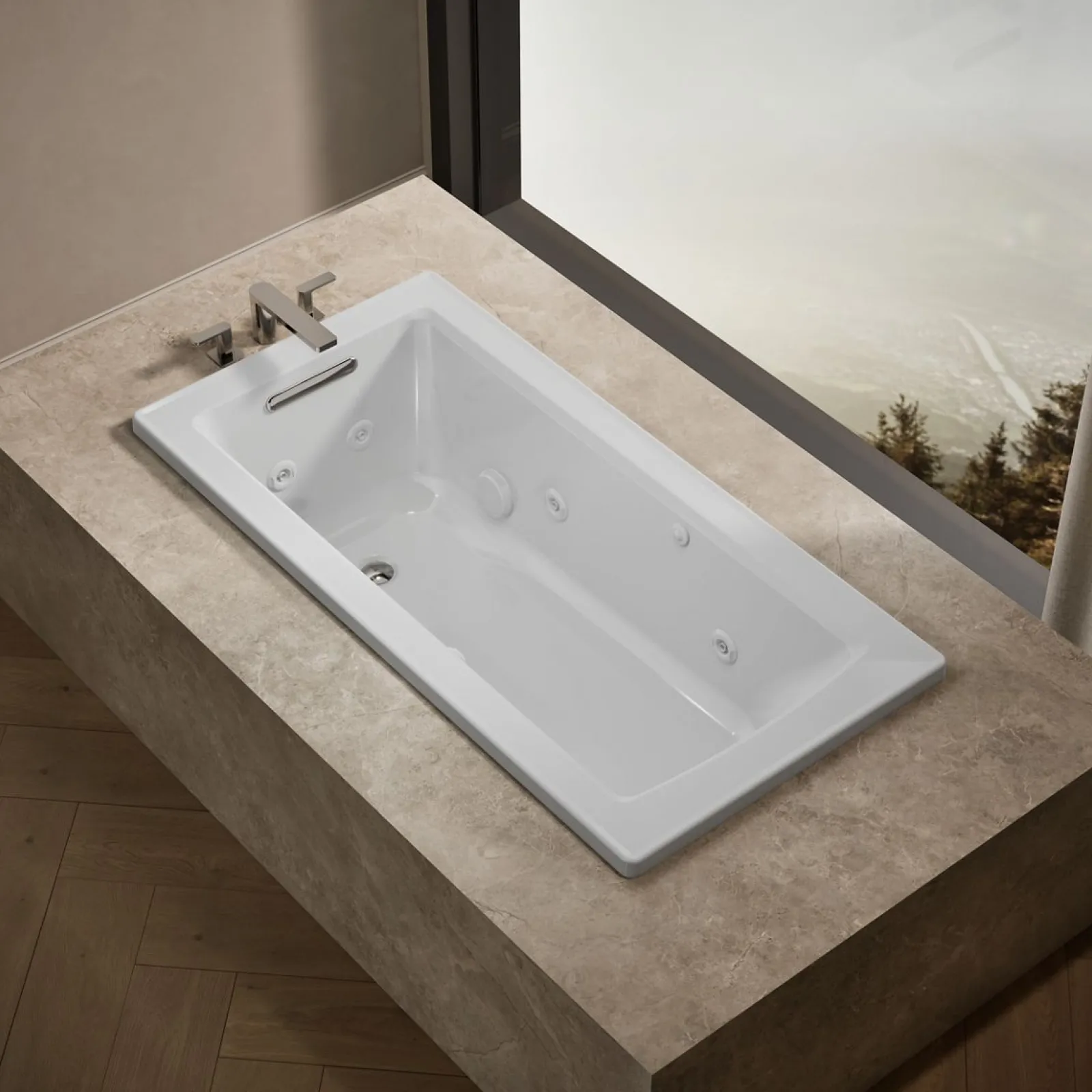 60" x 30" drop-in whirlpool bath with Bask® heated surface^Kohler Sale