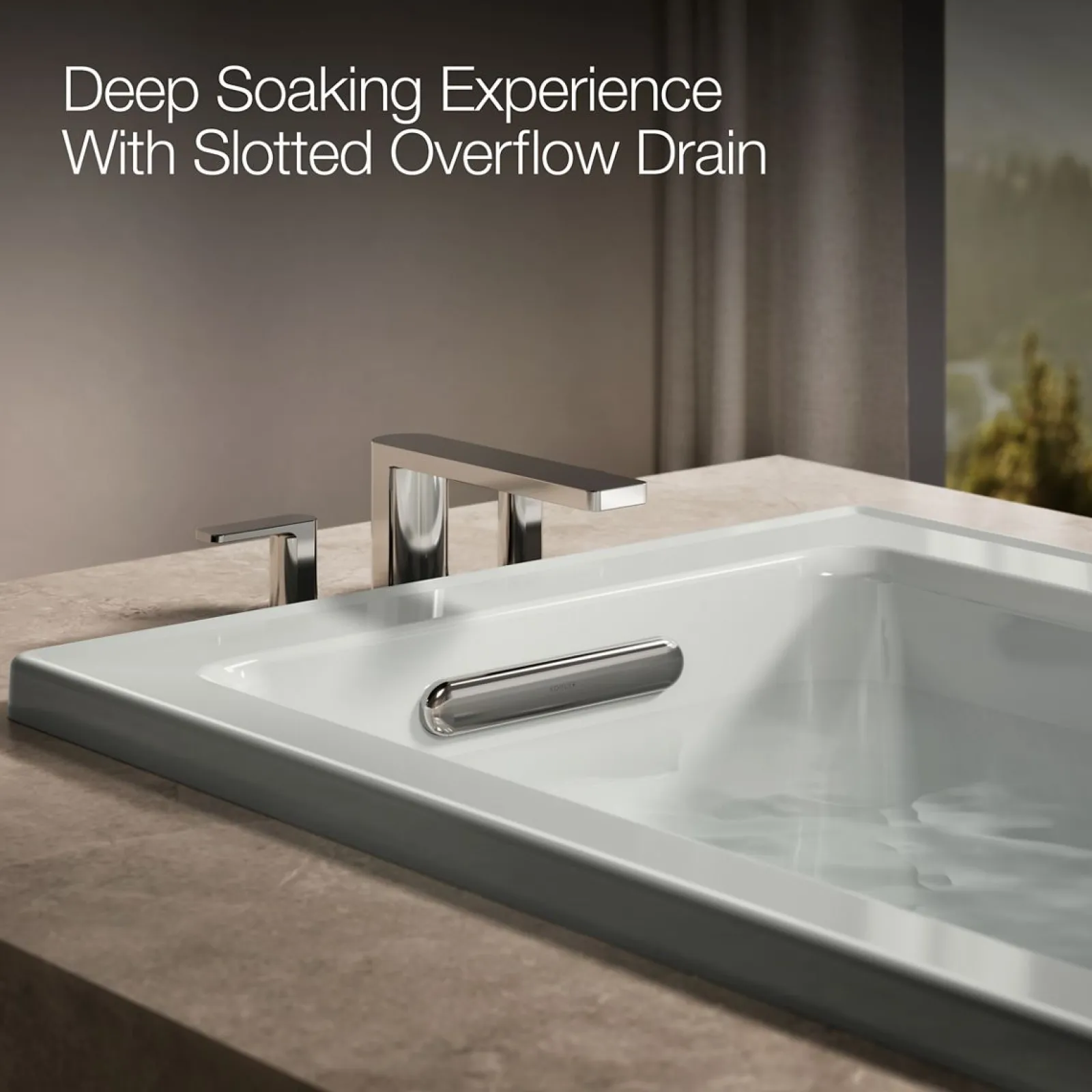 60" x 30" drop-in whirlpool bath with Bask® heated surface^Kohler Sale