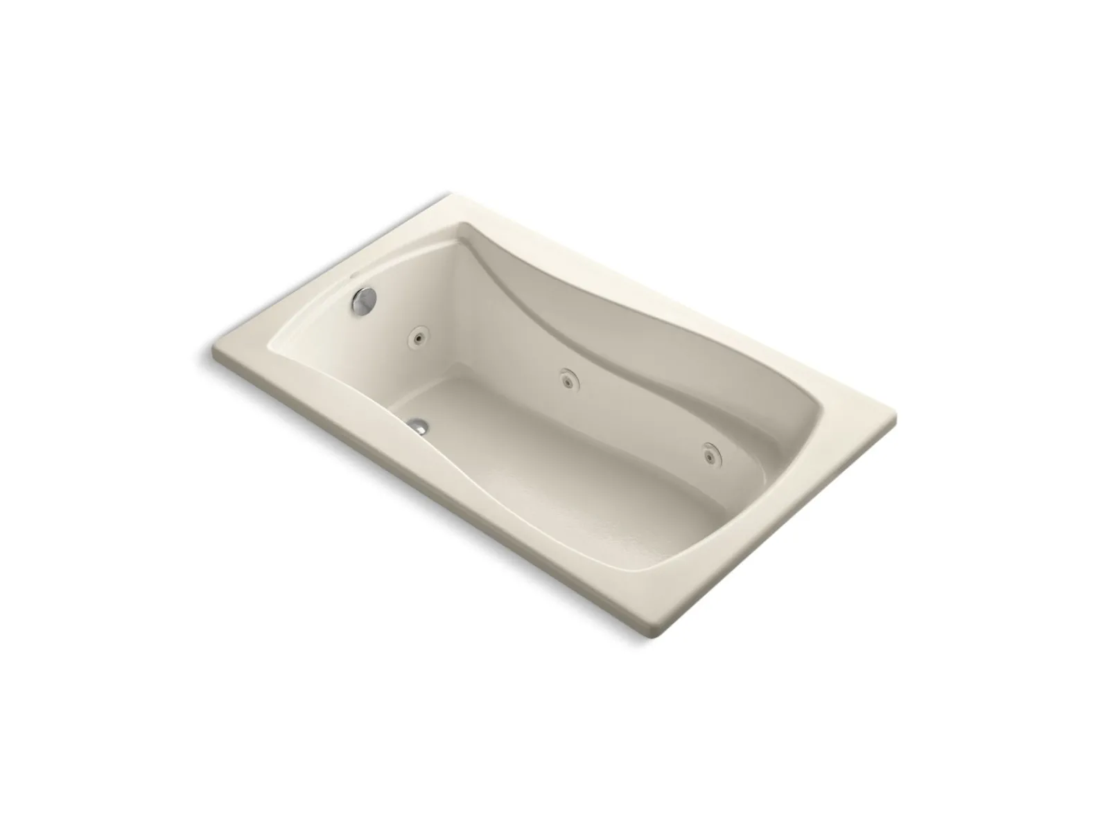 60" x 36" drop-in whirlpool bath with Bask® heated surface^Kohler Discount