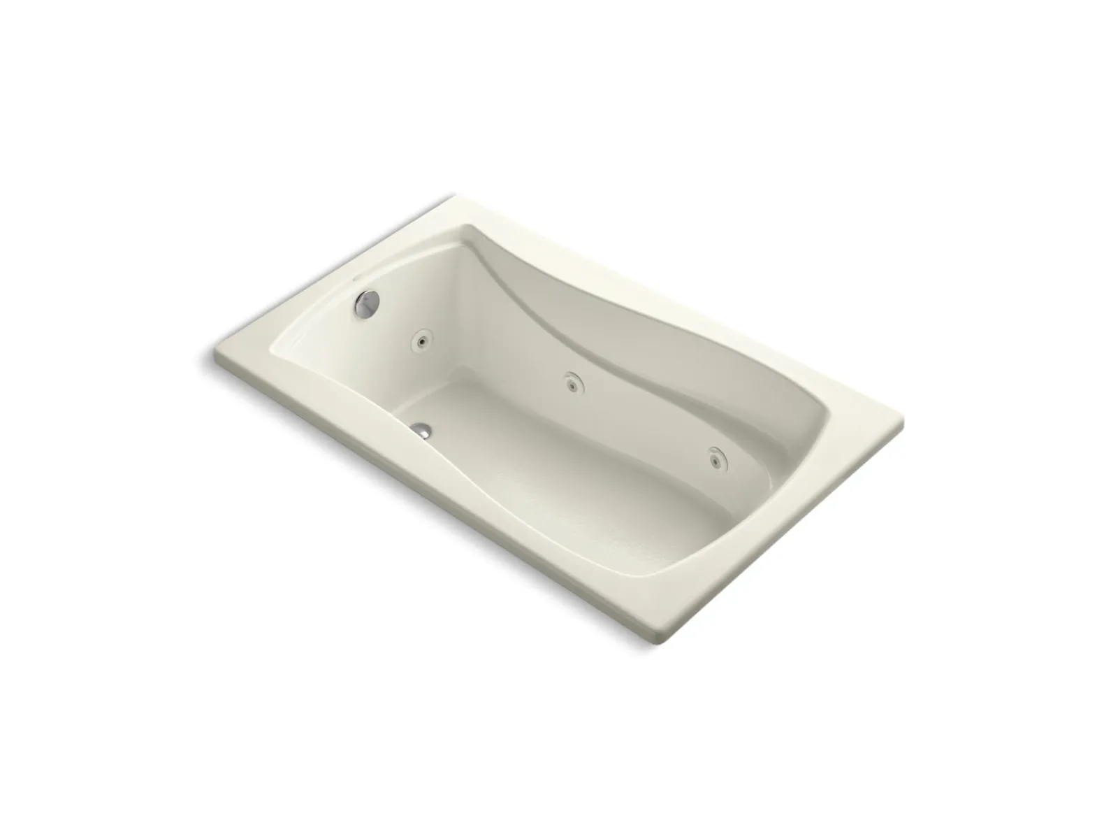 60" x 36" drop-in whirlpool bath with Bask® heated surface^Kohler Discount