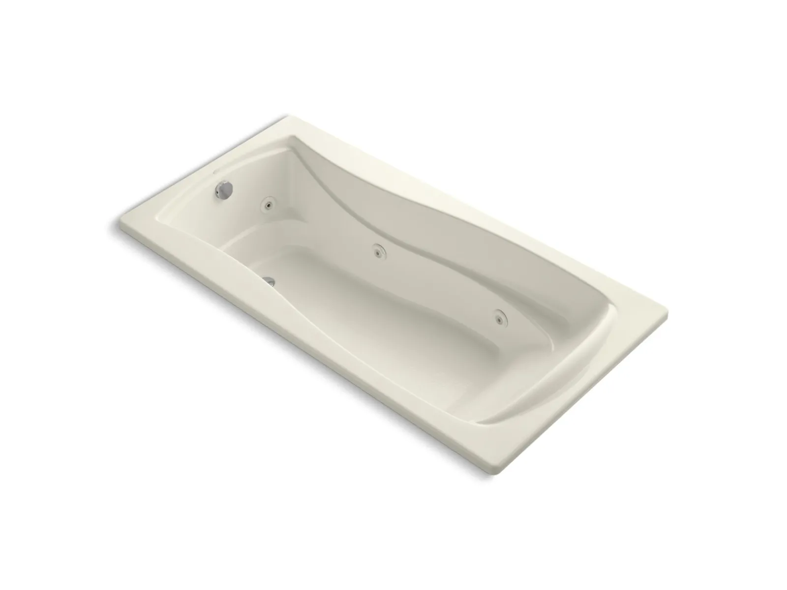 72" x 36" drop-in whirlpool bath with Bask® heated surface^Kohler New