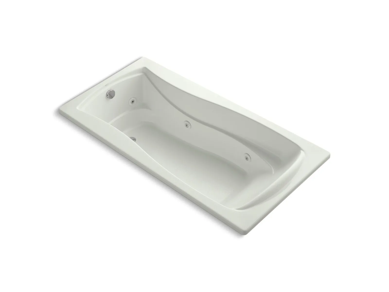 72" x 36" drop-in whirlpool bath with end drain, custom pump location and heater^Kohler Outlet