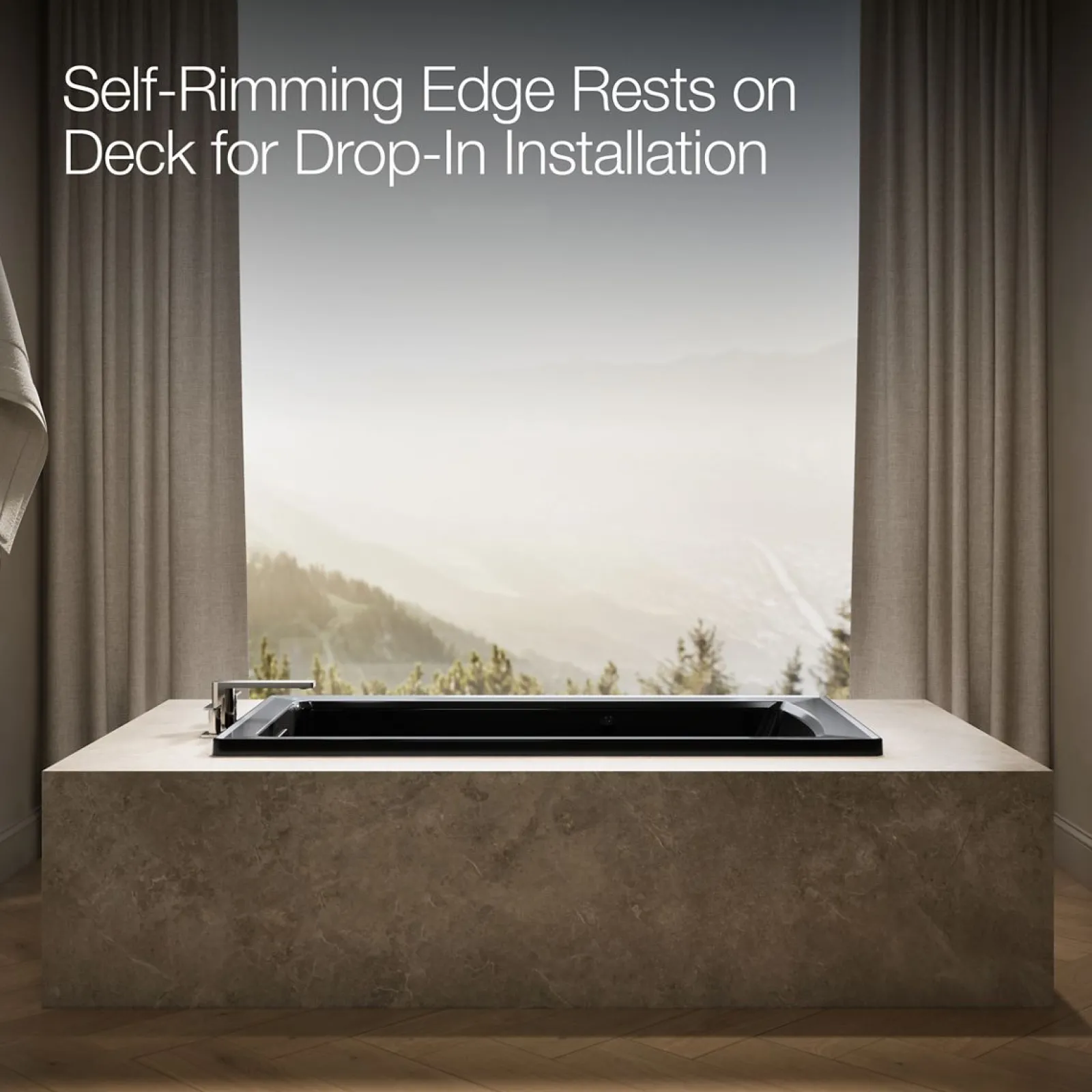 60" x 32" drop-in whirlpool bath with heater^Kohler Sale