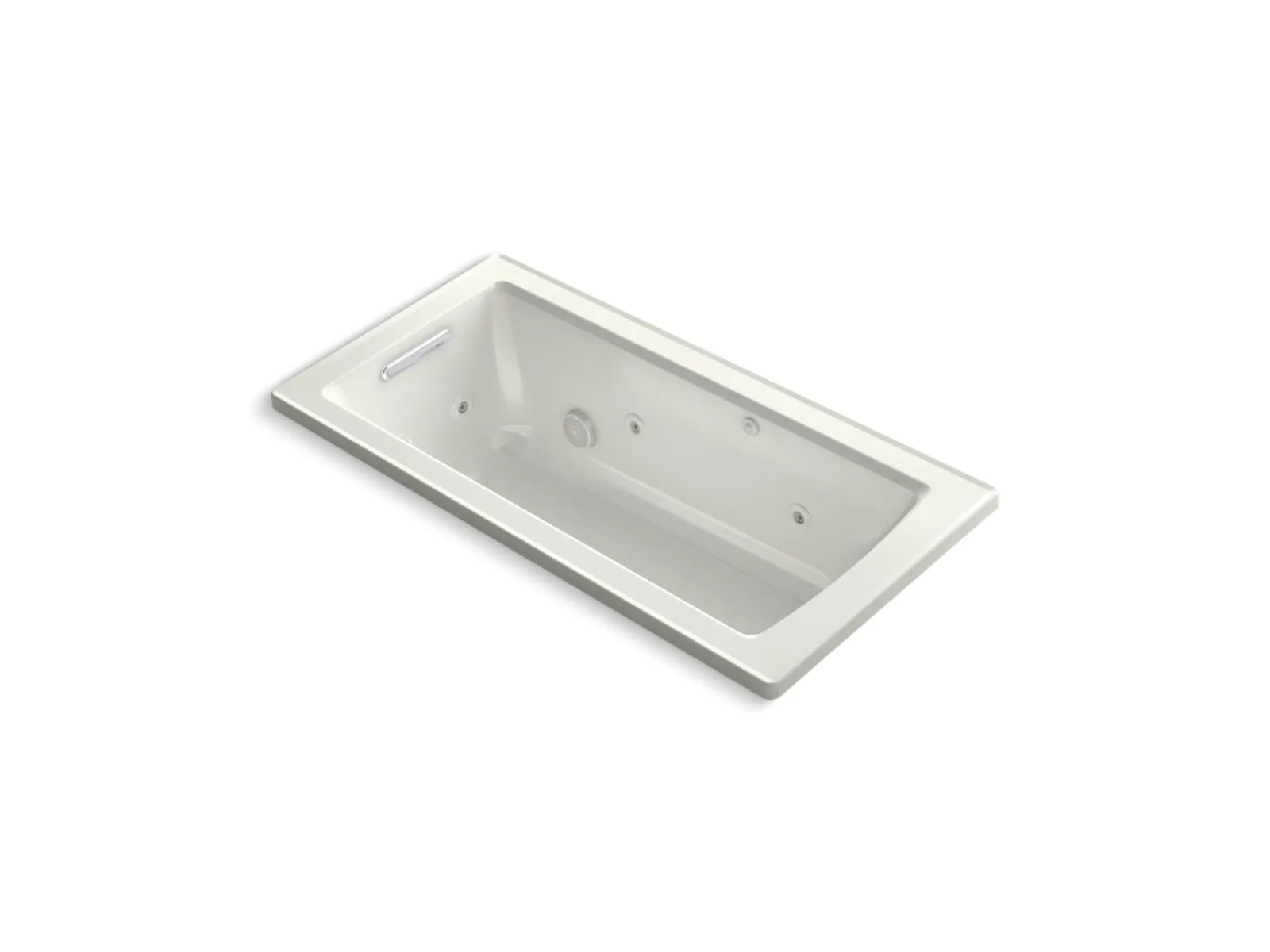 60" x 30" drop-in whirlpool bath with heat and Comfort Depth® design^Kohler Clearance