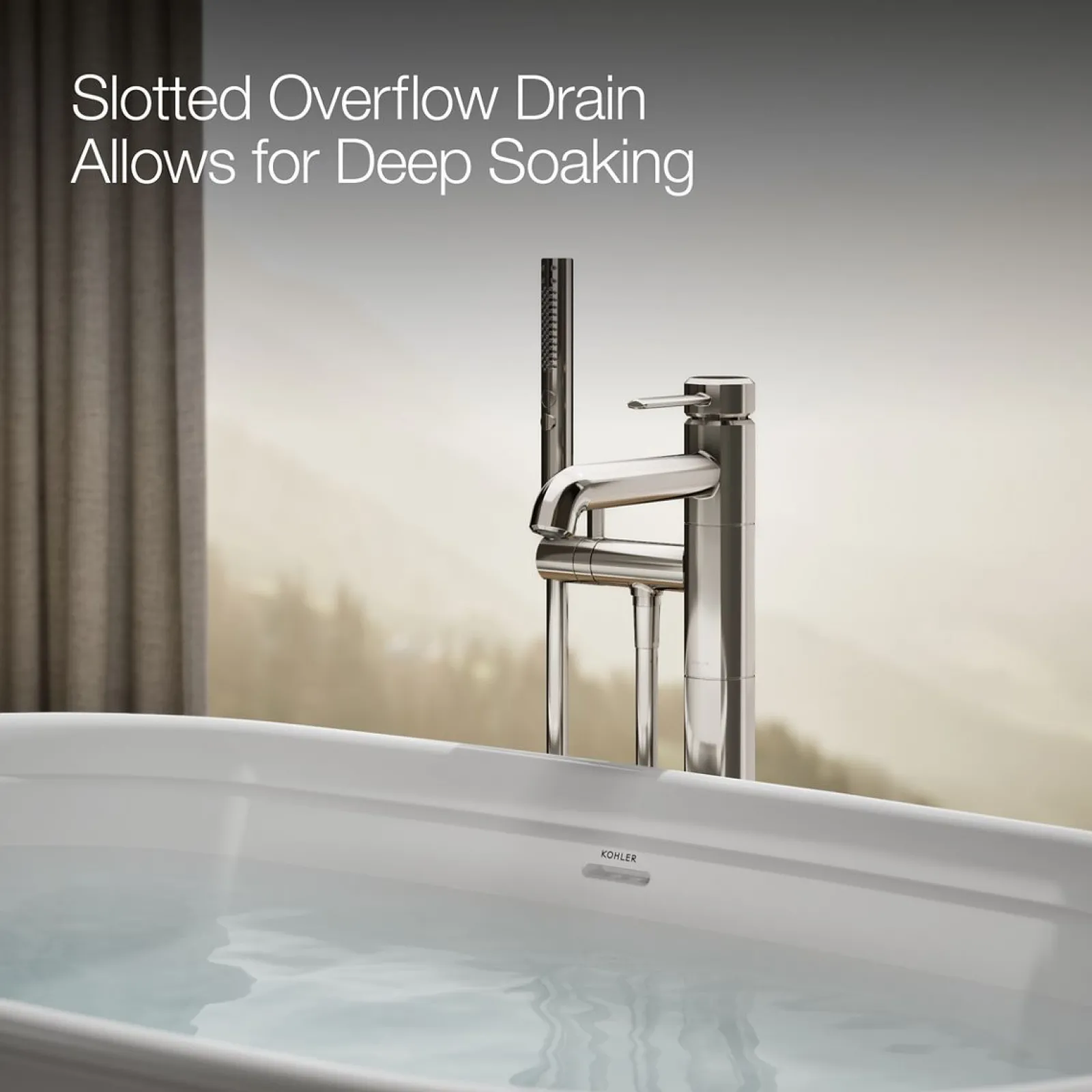60" x 34" freestanding bath^Kohler Clearance