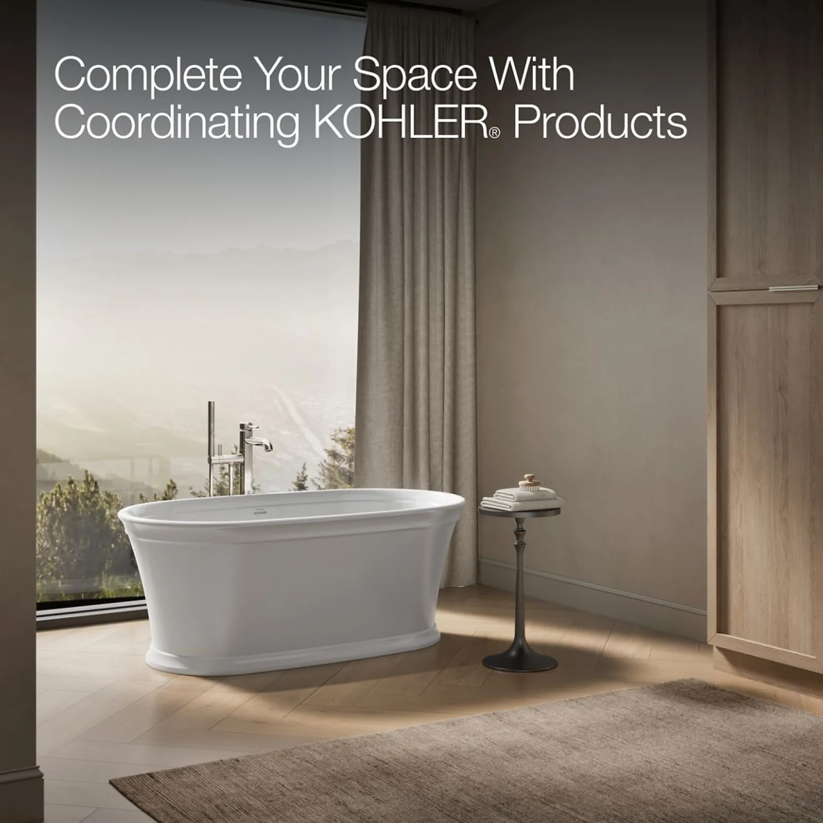 60" x 34" freestanding bath^Kohler Clearance