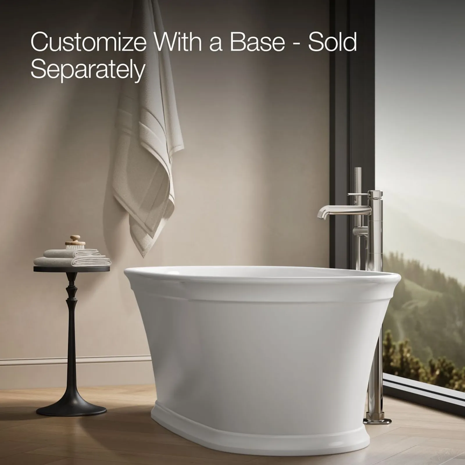 60" x 34" freestanding bath^Kohler Clearance
