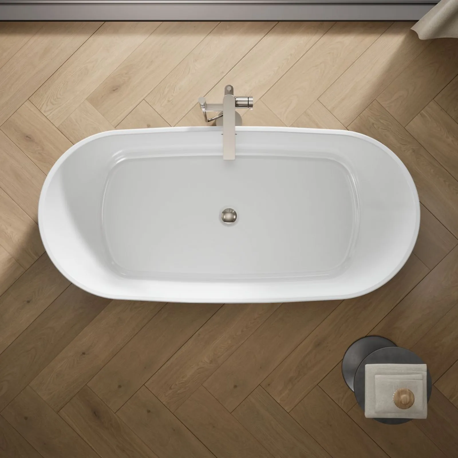 65-1/4" x 31-1/4" freestanding bath^Kohler