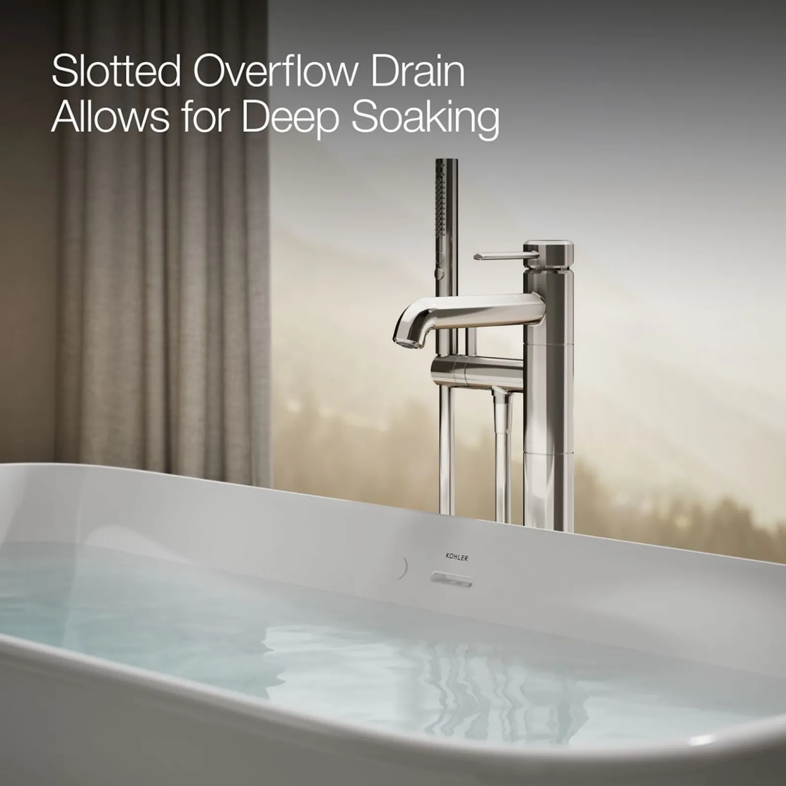 65-3/4" x 31" freestanding bath^Kohler Online