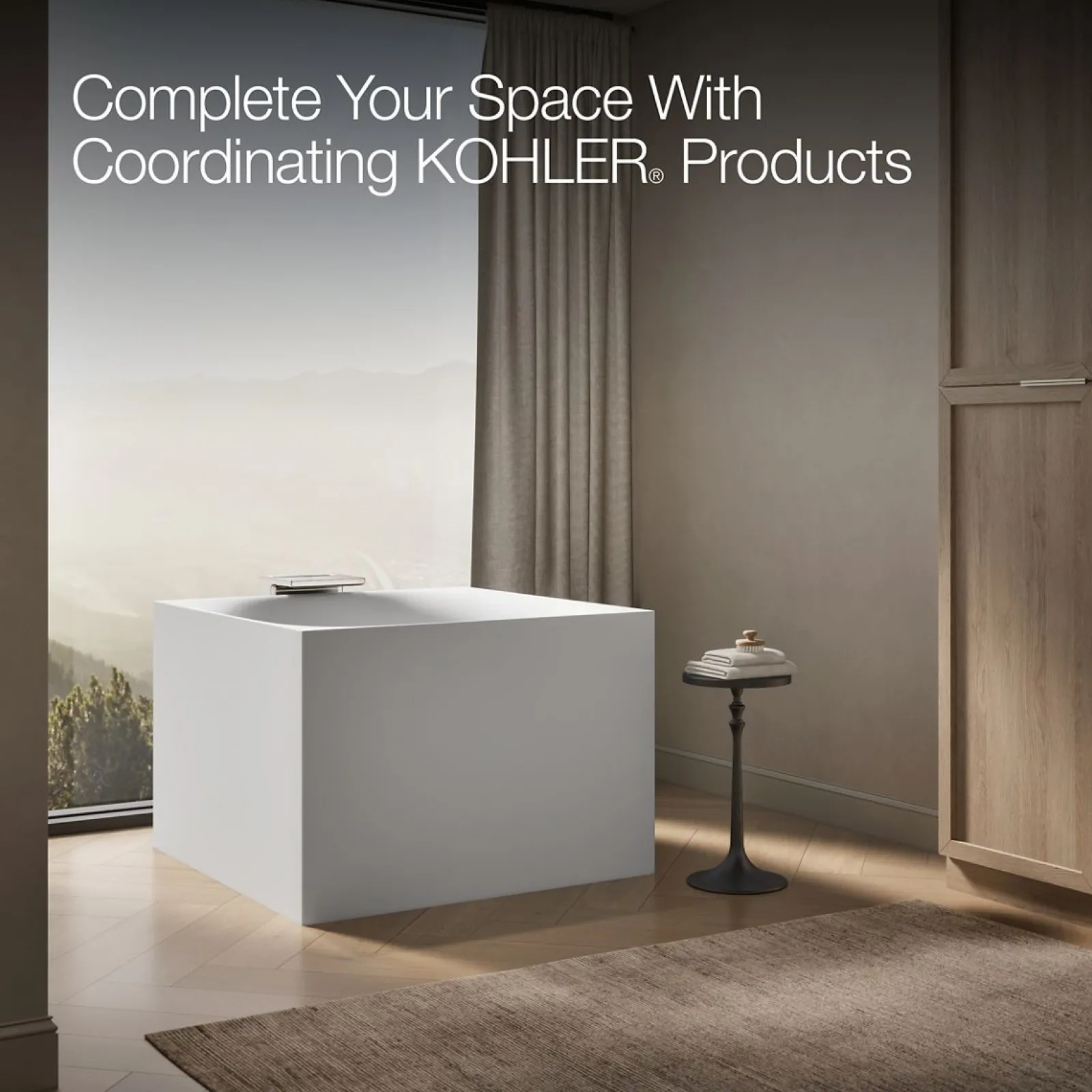 46" x 46" freestanding bath^Kohler Clearance