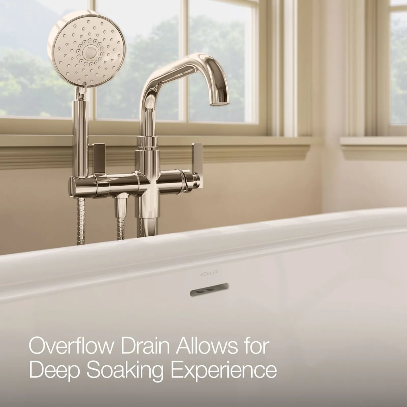 65-3/4" x 33-1/2" freestanding bath^Kohler Discount