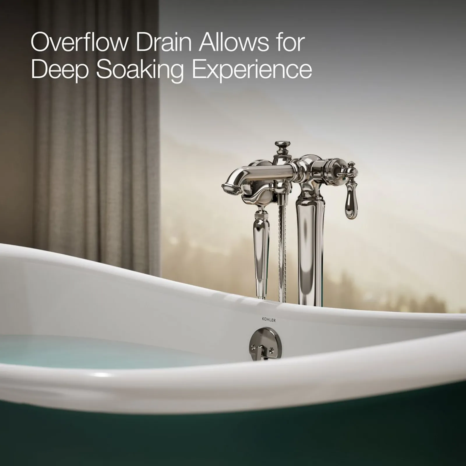 66-1/8" x 32-1/2" freestanding bath^Kohler Discount