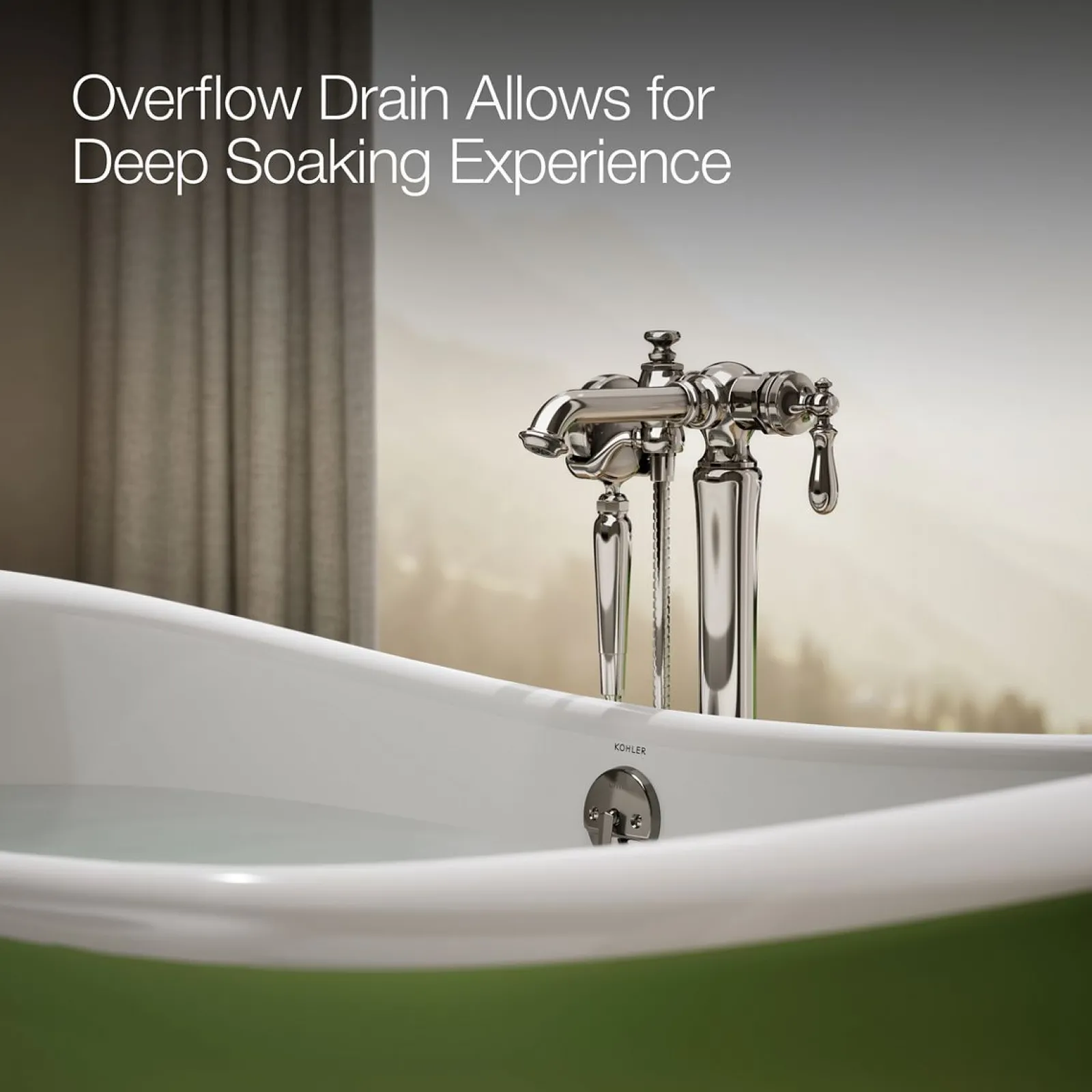 66-1/8" x 32-1/2" freestanding bath^Kohler Sale
