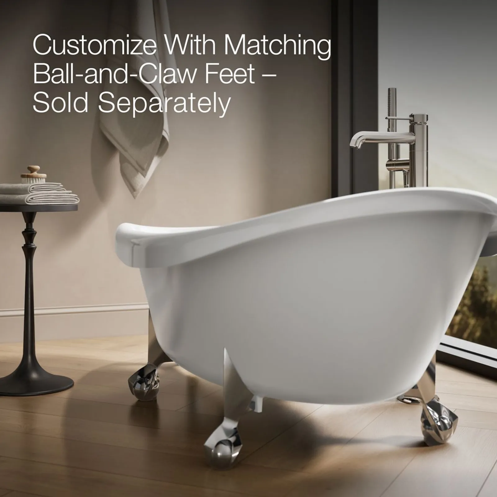 72" x 37-1/2" freestanding bath^Kohler Hot