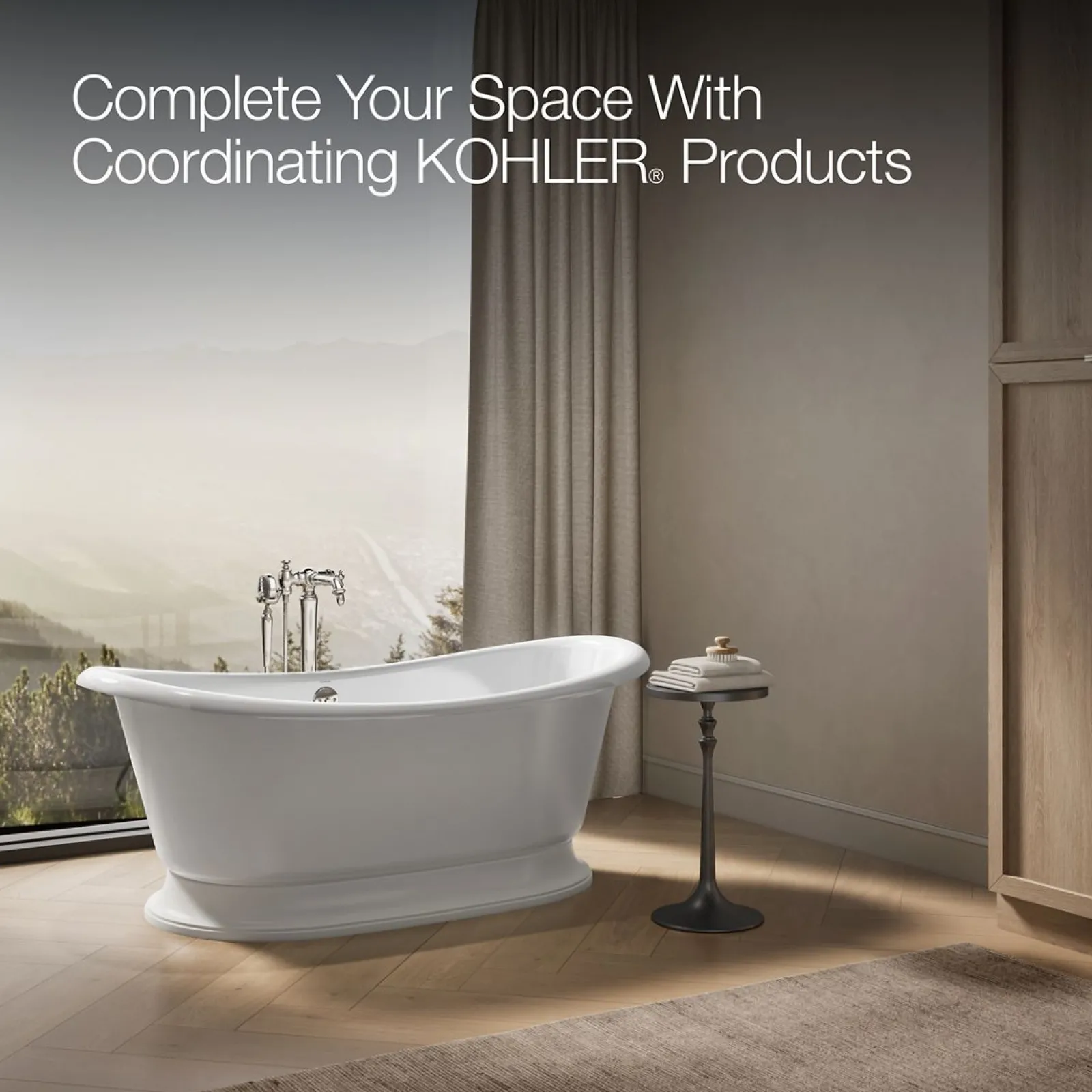 66-1/8" x 32-1/2" freestanding bath^Kohler Discount