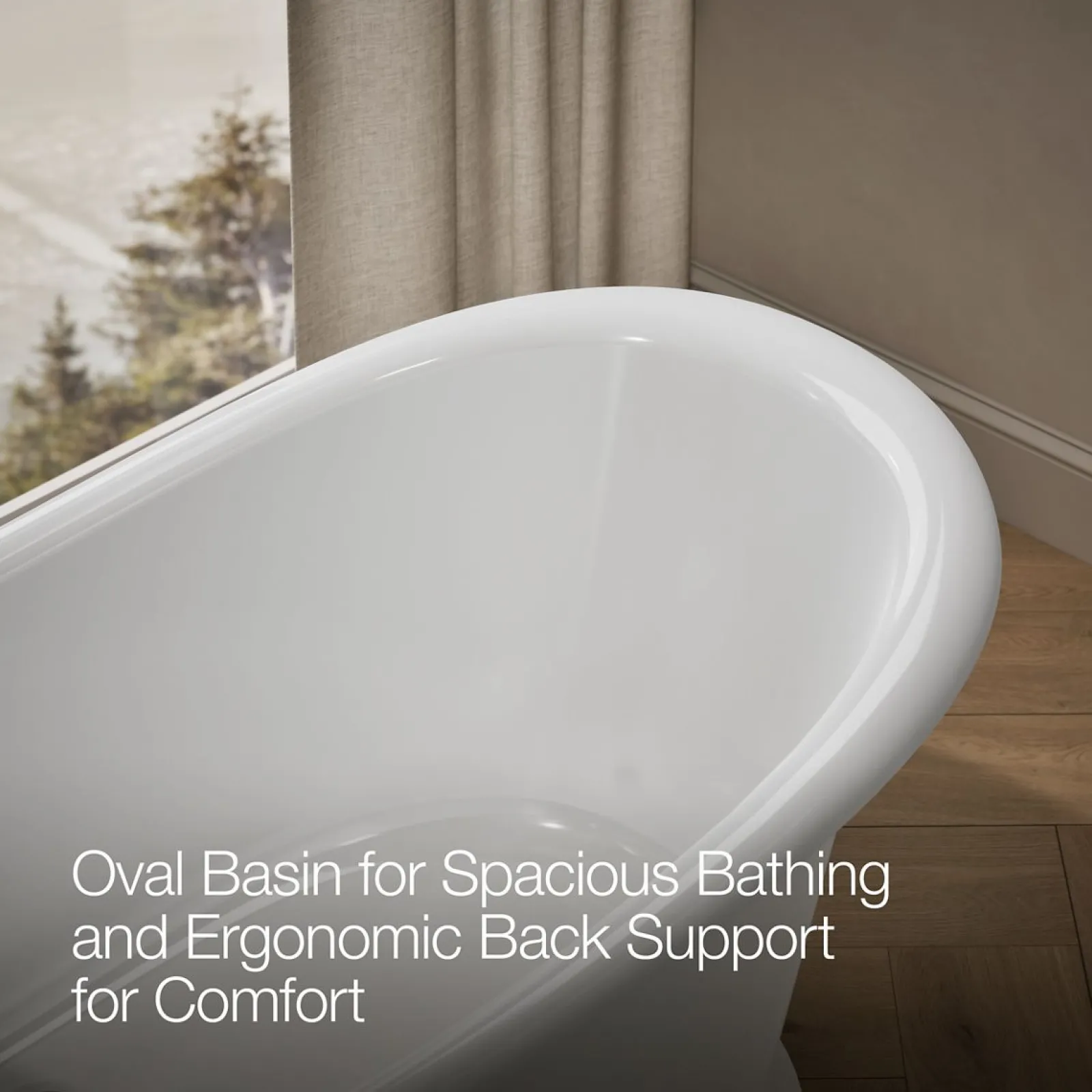 66-1/8" x 32-1/2" freestanding bath^Kohler Discount