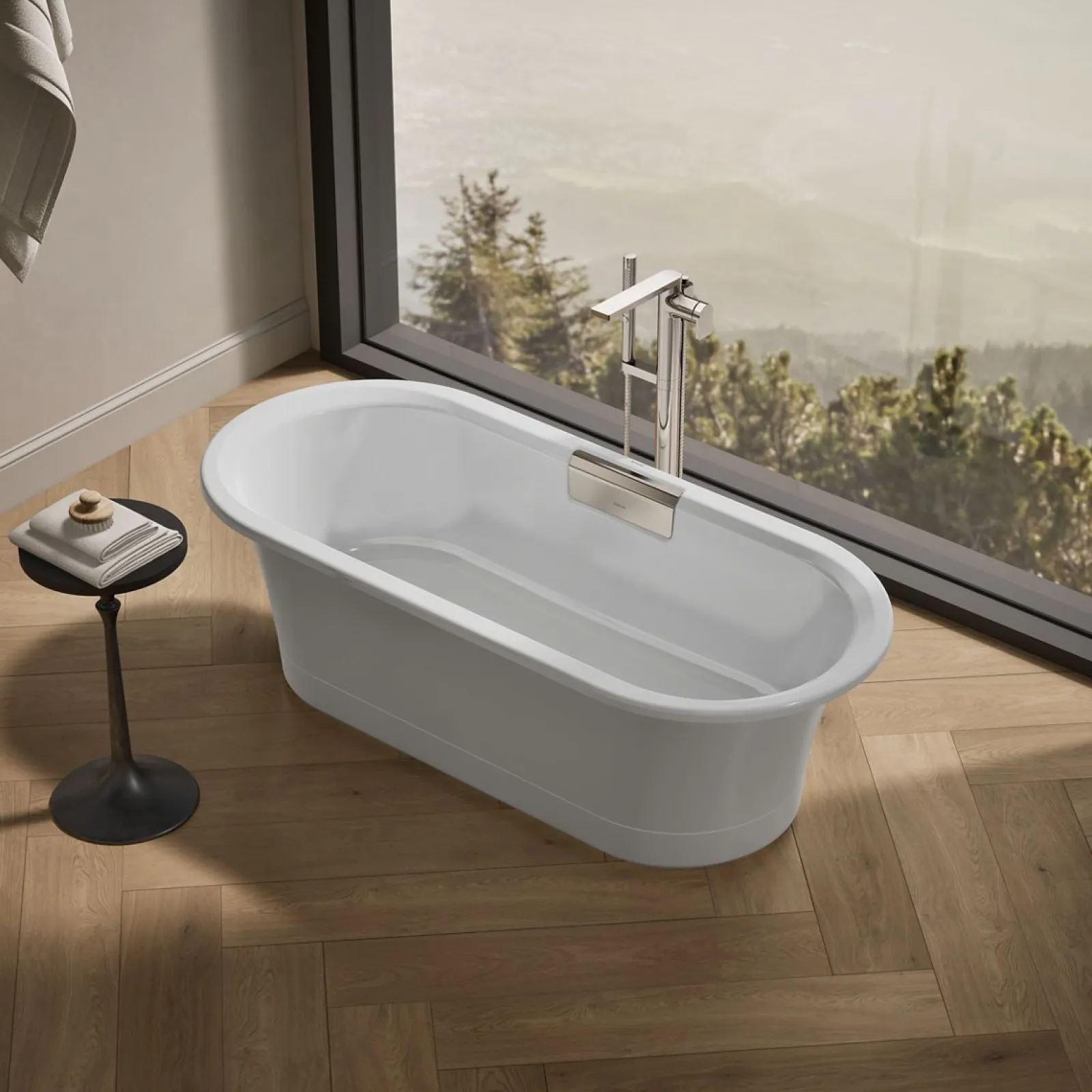 63" x 28-3/8" freestanding bath with base^Kohler Clearance