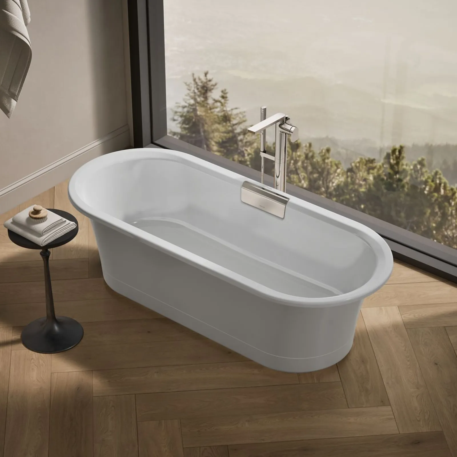 70-7/8" x 30-3/8" freestanding bath with base^Kohler Clearance
