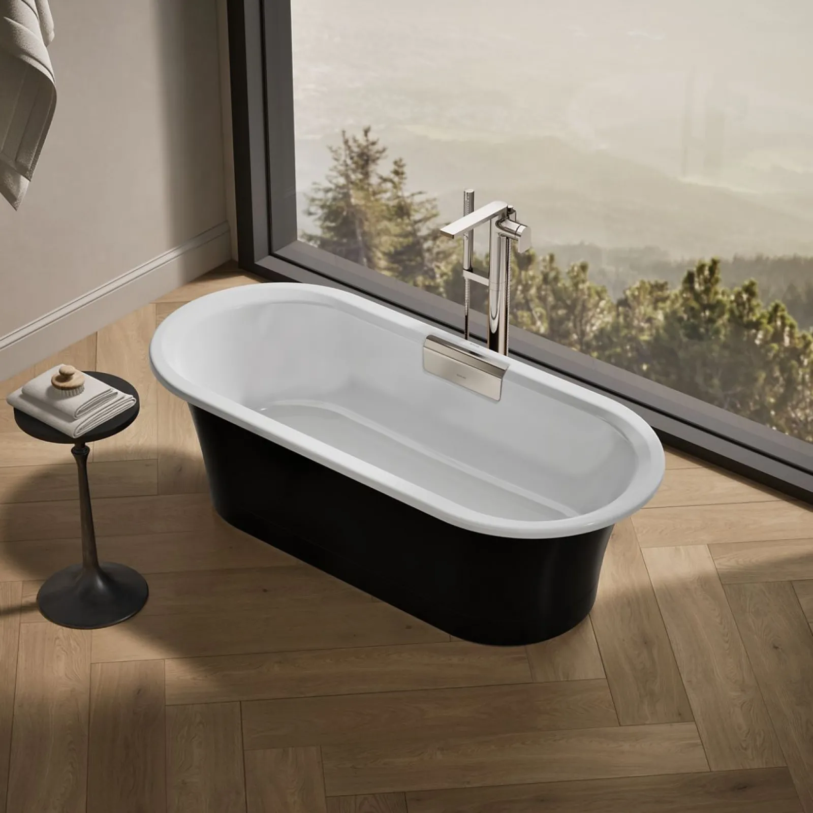 63" x 28-3/8" freestanding bath with base^Kohler Hot