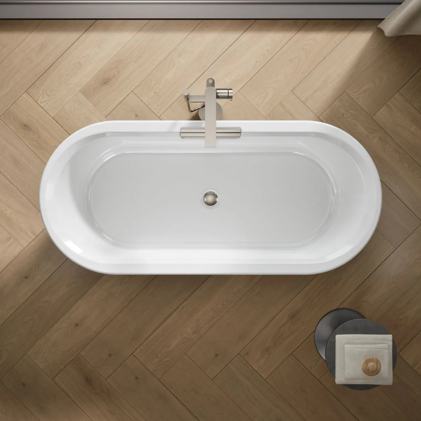 63" x 28-3/8" freestanding bath with base^Kohler Hot
