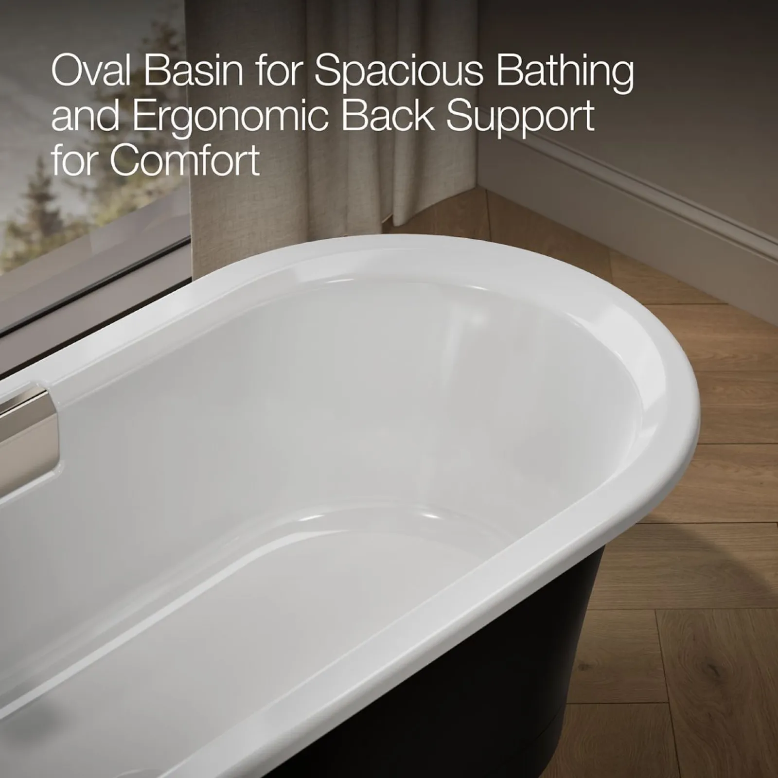 63" x 28-3/8" freestanding bath with base^Kohler Hot