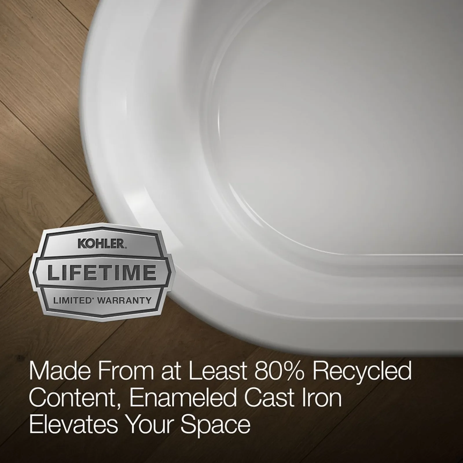 63" x 28-3/8" freestanding bath with base^Kohler Online