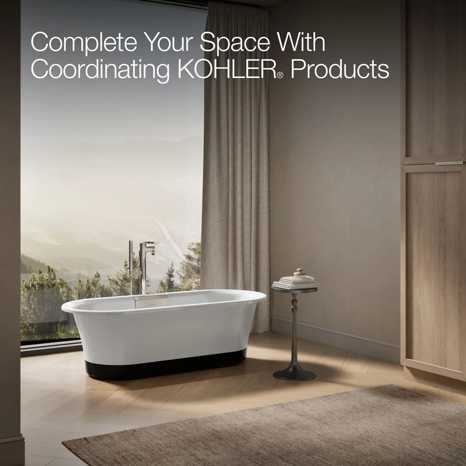 63" x 28-3/8" freestanding bath with base^Kohler New
