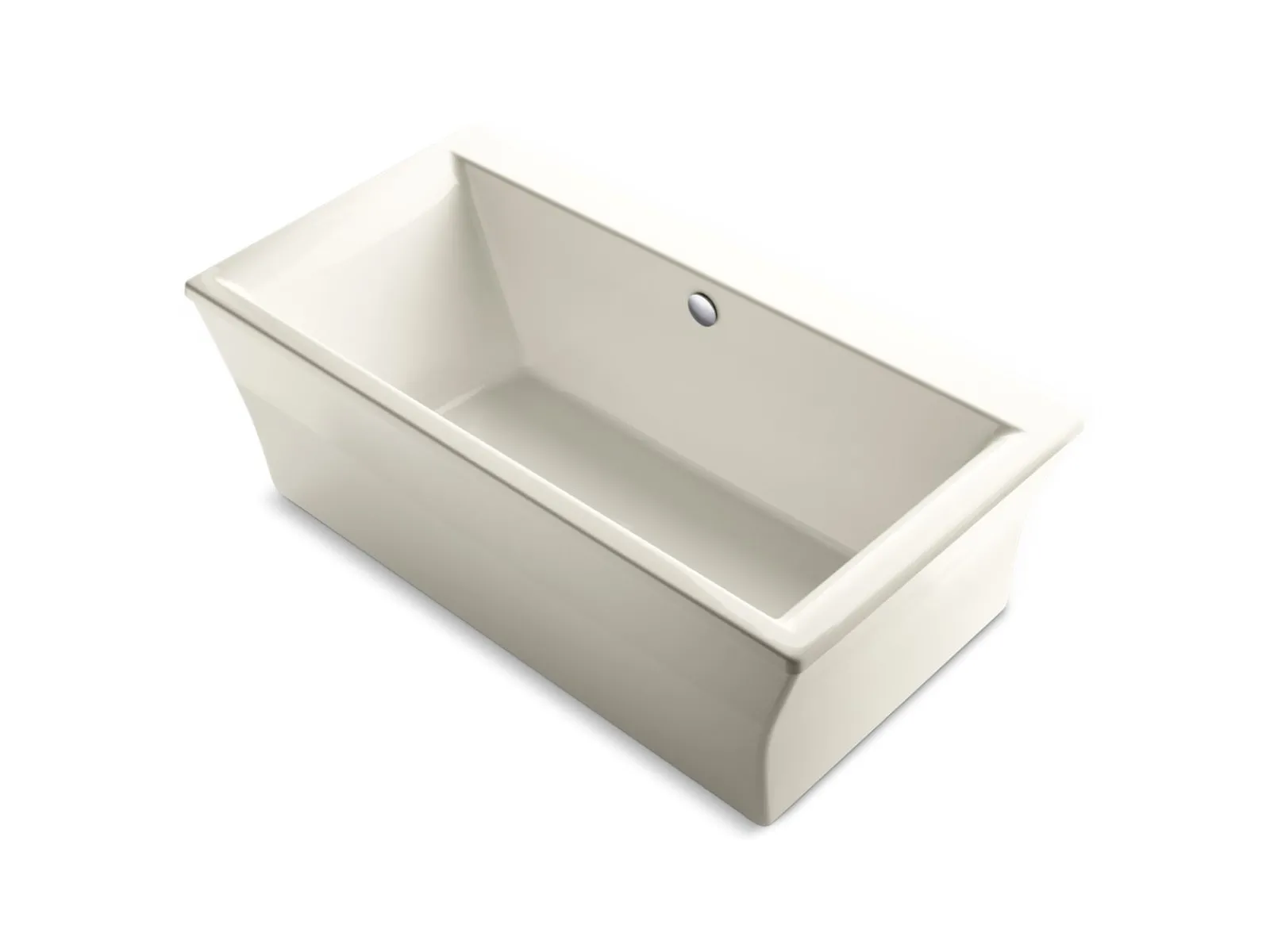 72" x 36" freestanding bath with fluted shroud^Kohler