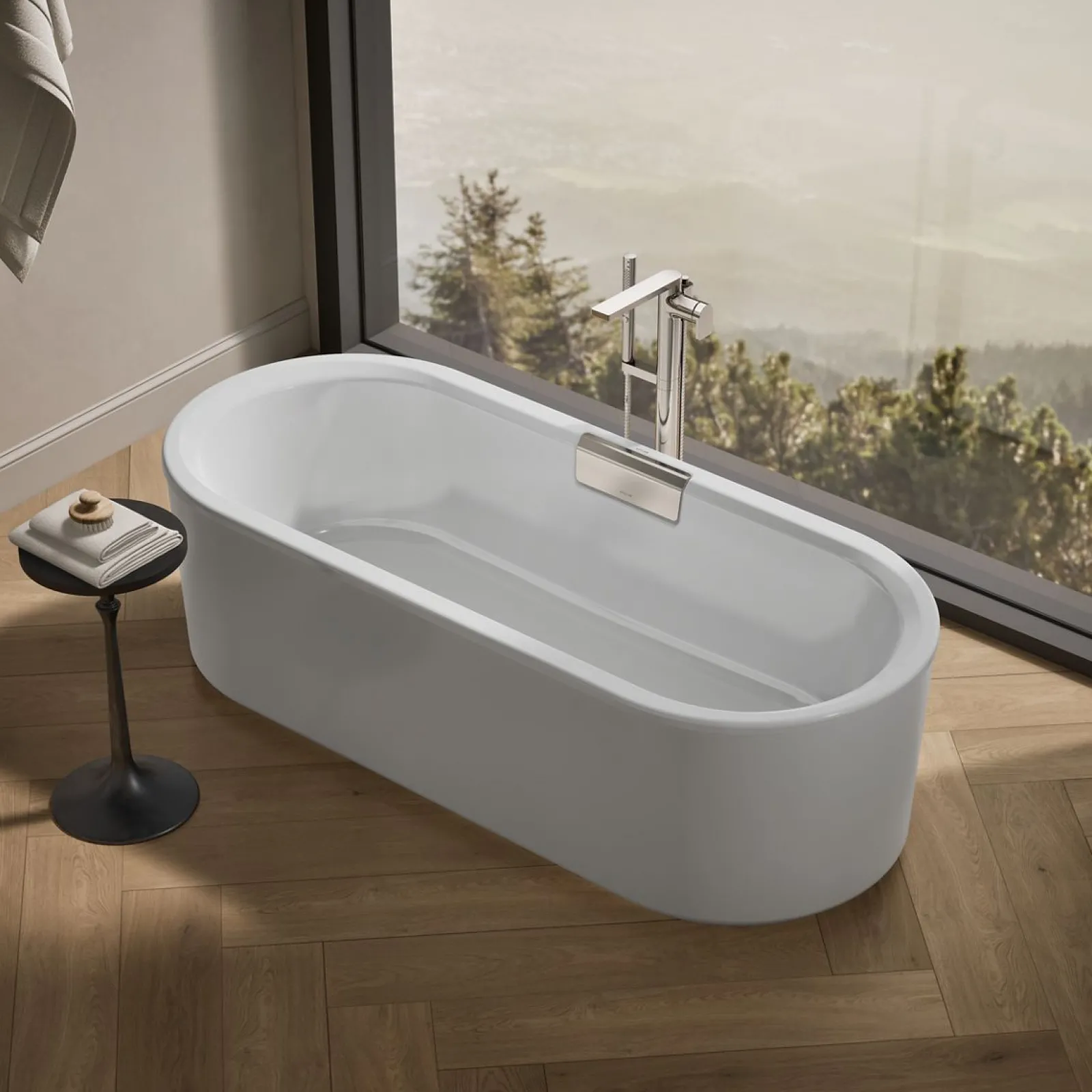 70-7/8" x 30-3/8" freestanding bath with shroud^Kohler New