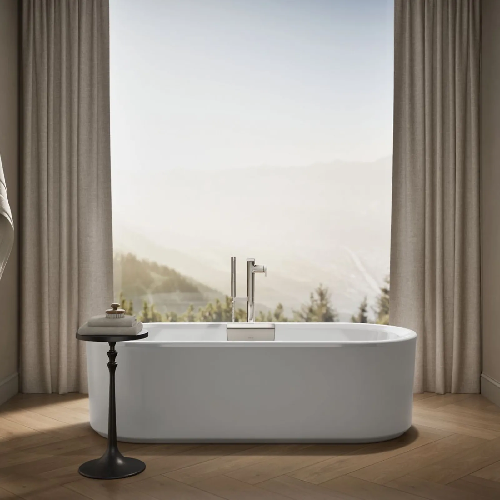 70-7/8" x 30-3/8" freestanding bath with shroud^Kohler New