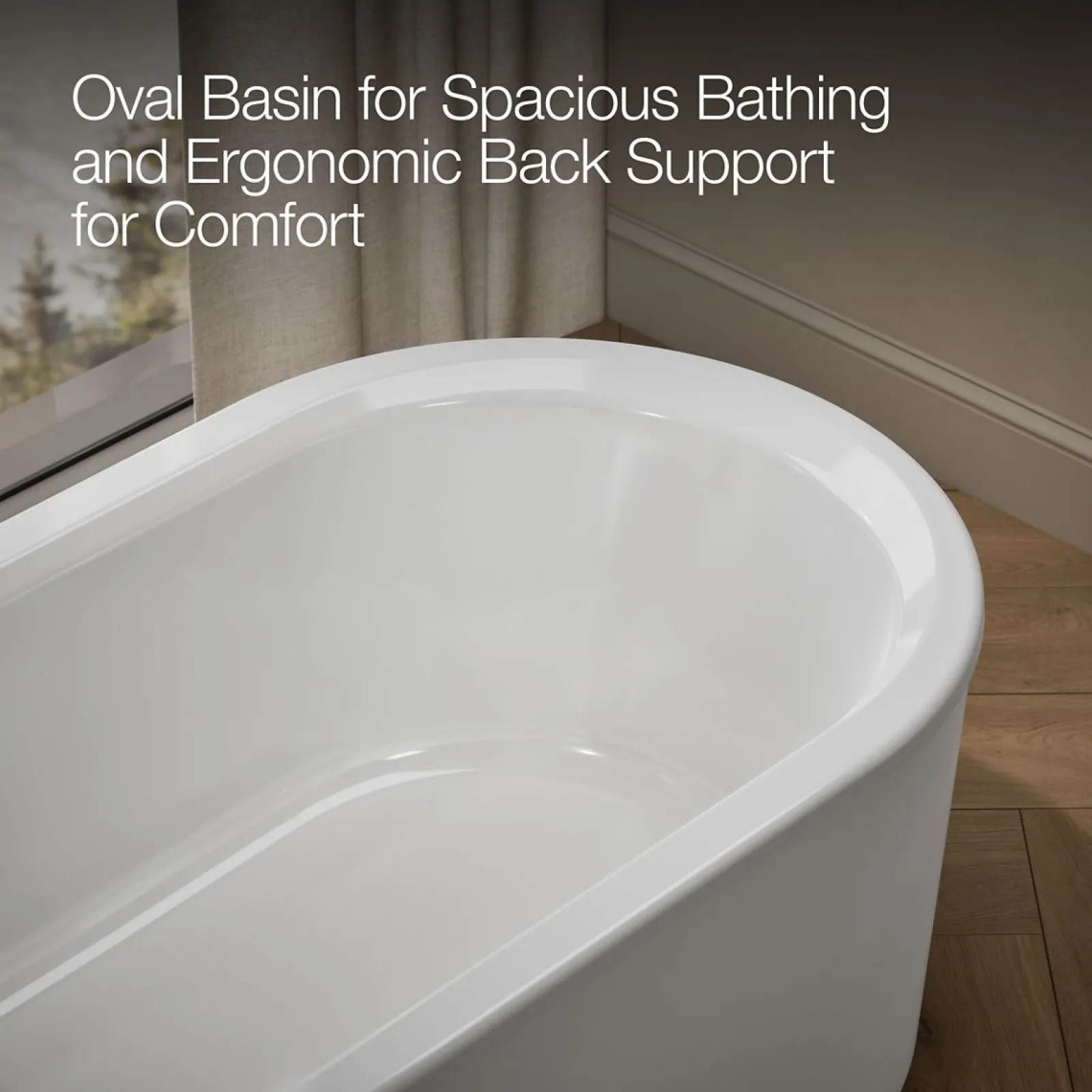 70-7/8" x 30-3/8" freestanding bath with shroud^Kohler New