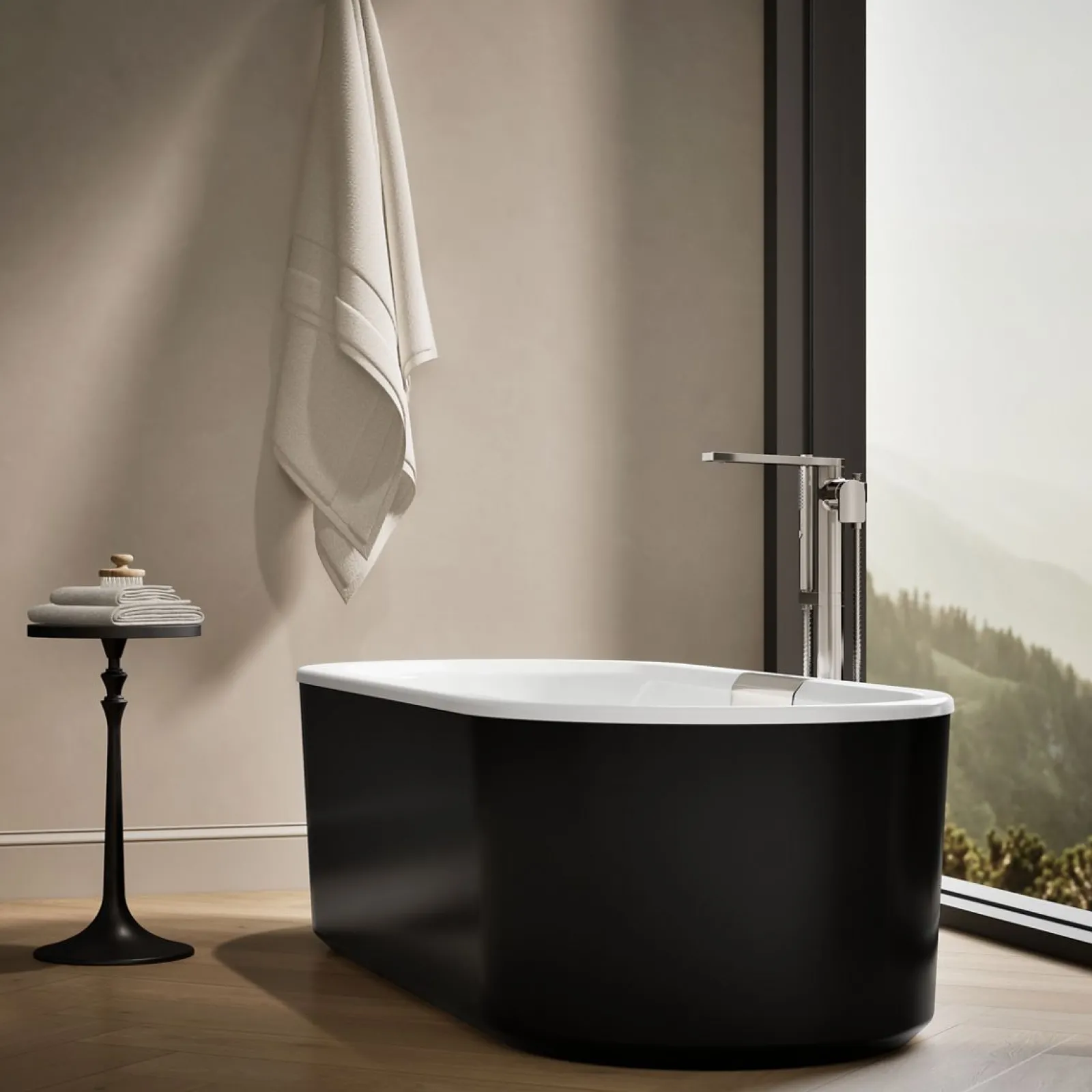 70-7/8" x 30-3/8" freestanding bath with shroud^Kohler Hot