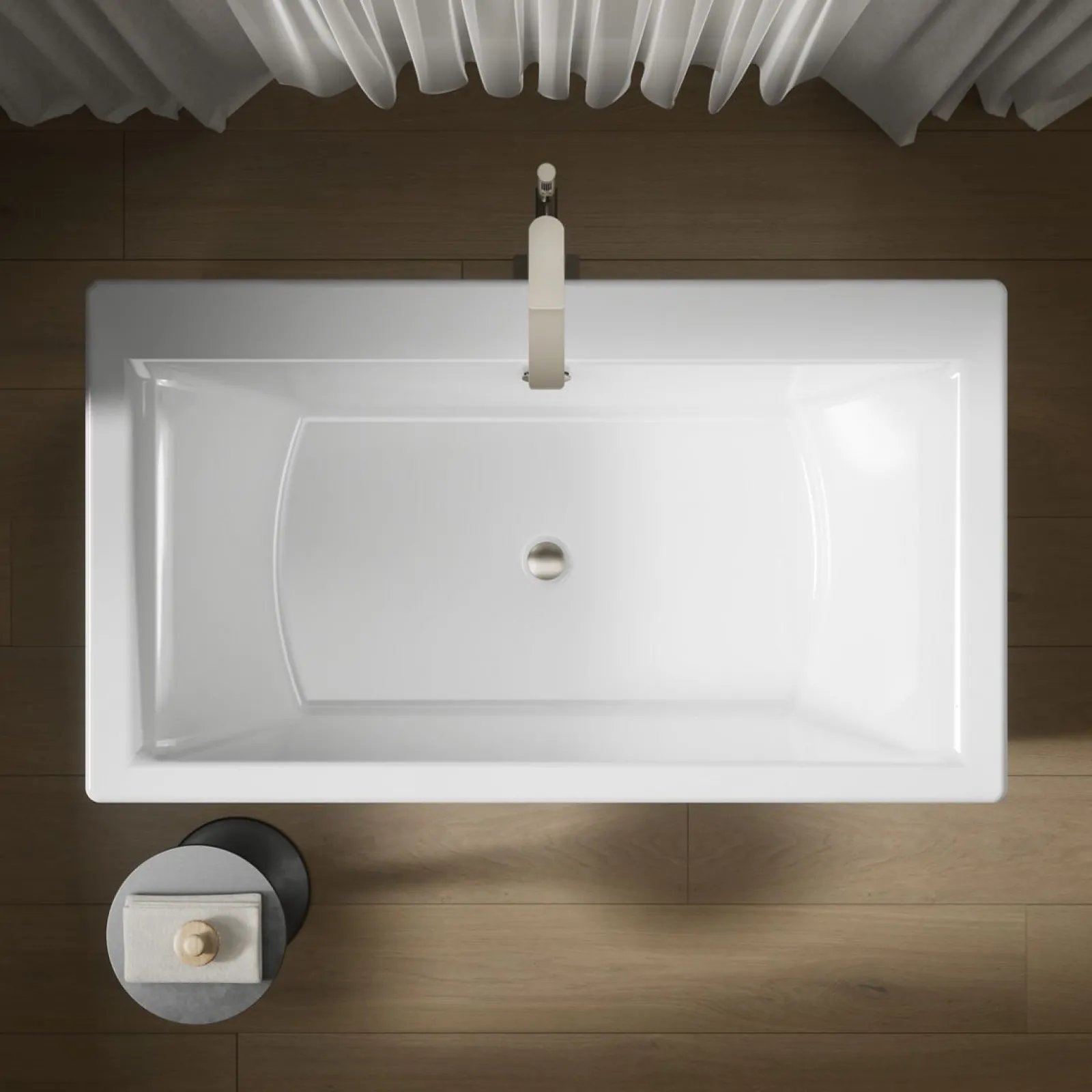 60" x 34" freestanding bath with straight shroud^Kohler Sale