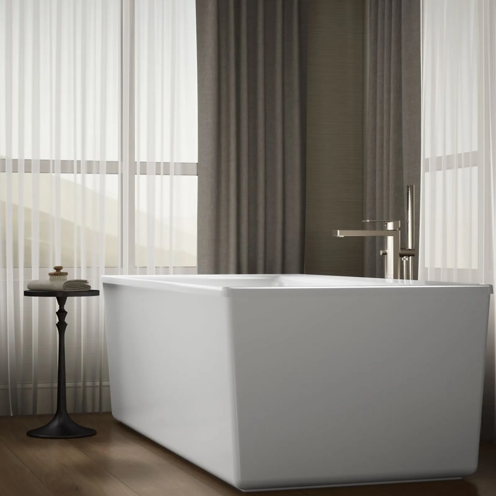 72" x 36" freestanding bath with straight shroud^Kohler Sale