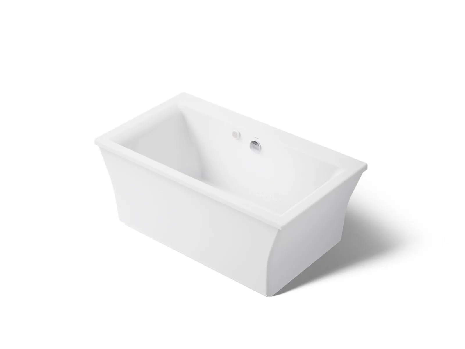 60" x 34" freestanding Heated BubbleMassage™ air bath with fluted shroud^Kohler Online