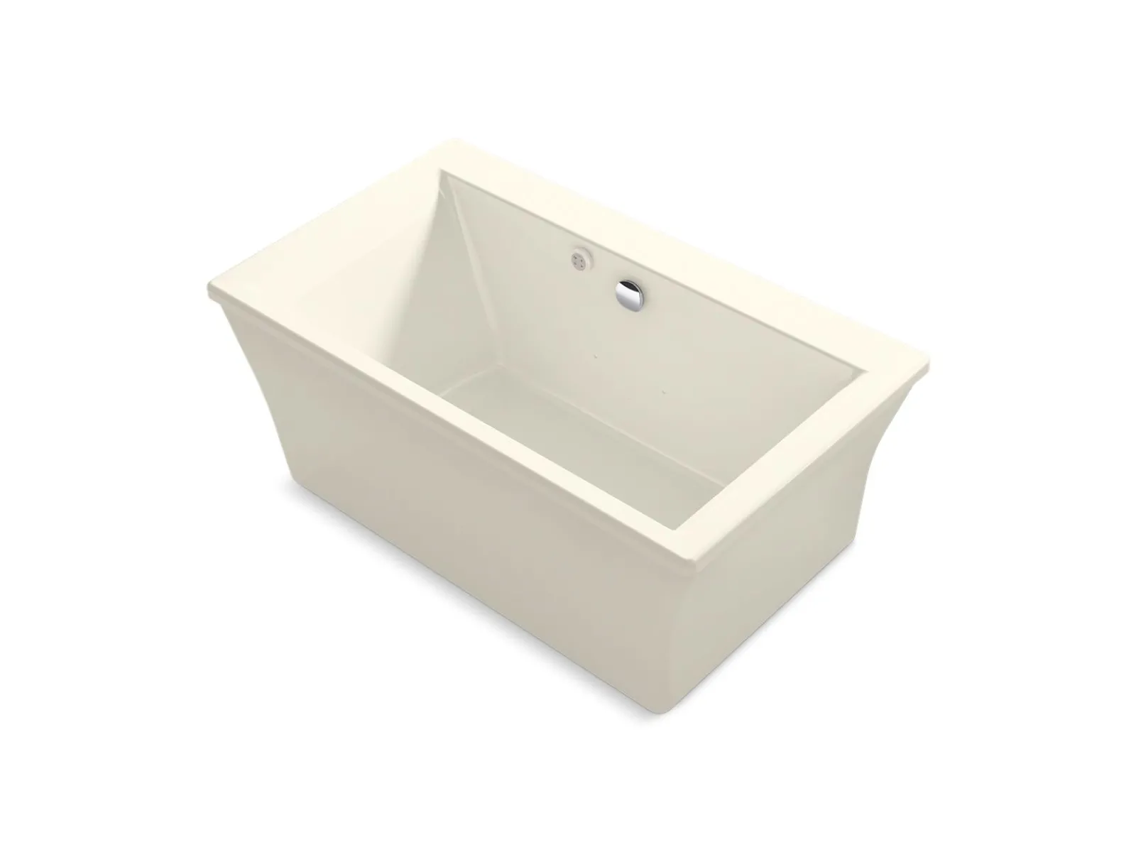 60" x 34" freestanding Heated BubbleMassage™ air bath with fluted shroud^Kohler Online