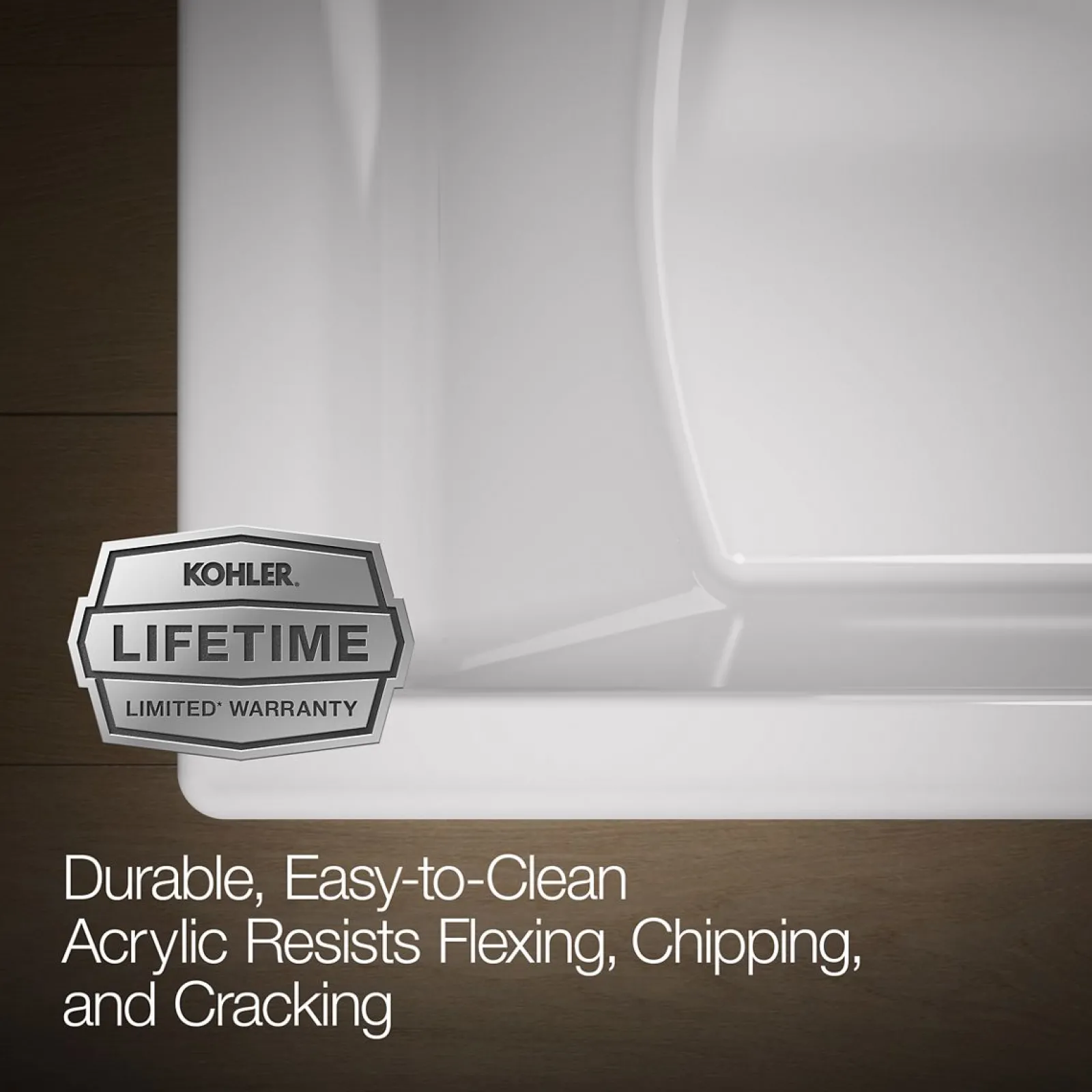 60" x 34" freestanding Heated BubbleMassage™ air bath with fluted shroud^Kohler Online
