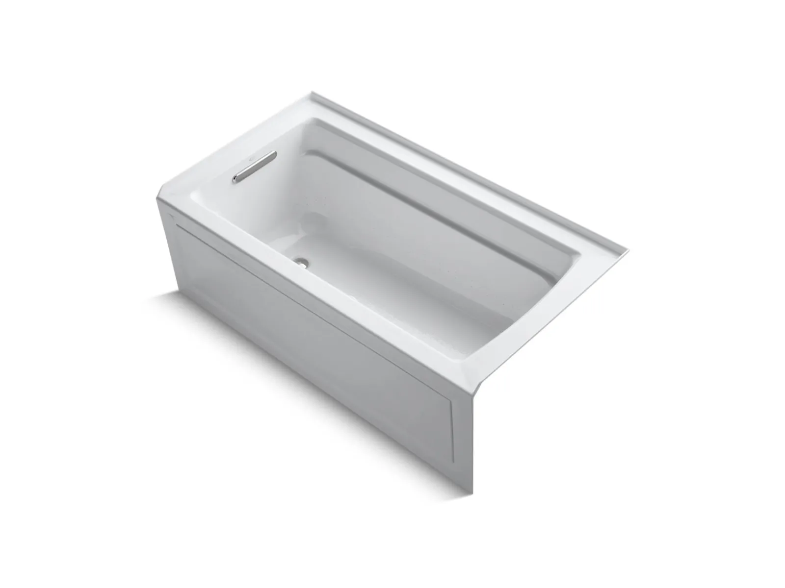 60" x 32" integral apron Heated BubbleMassage™ air bath with Bask® heated surface and left-hand drain^Kohler Discount