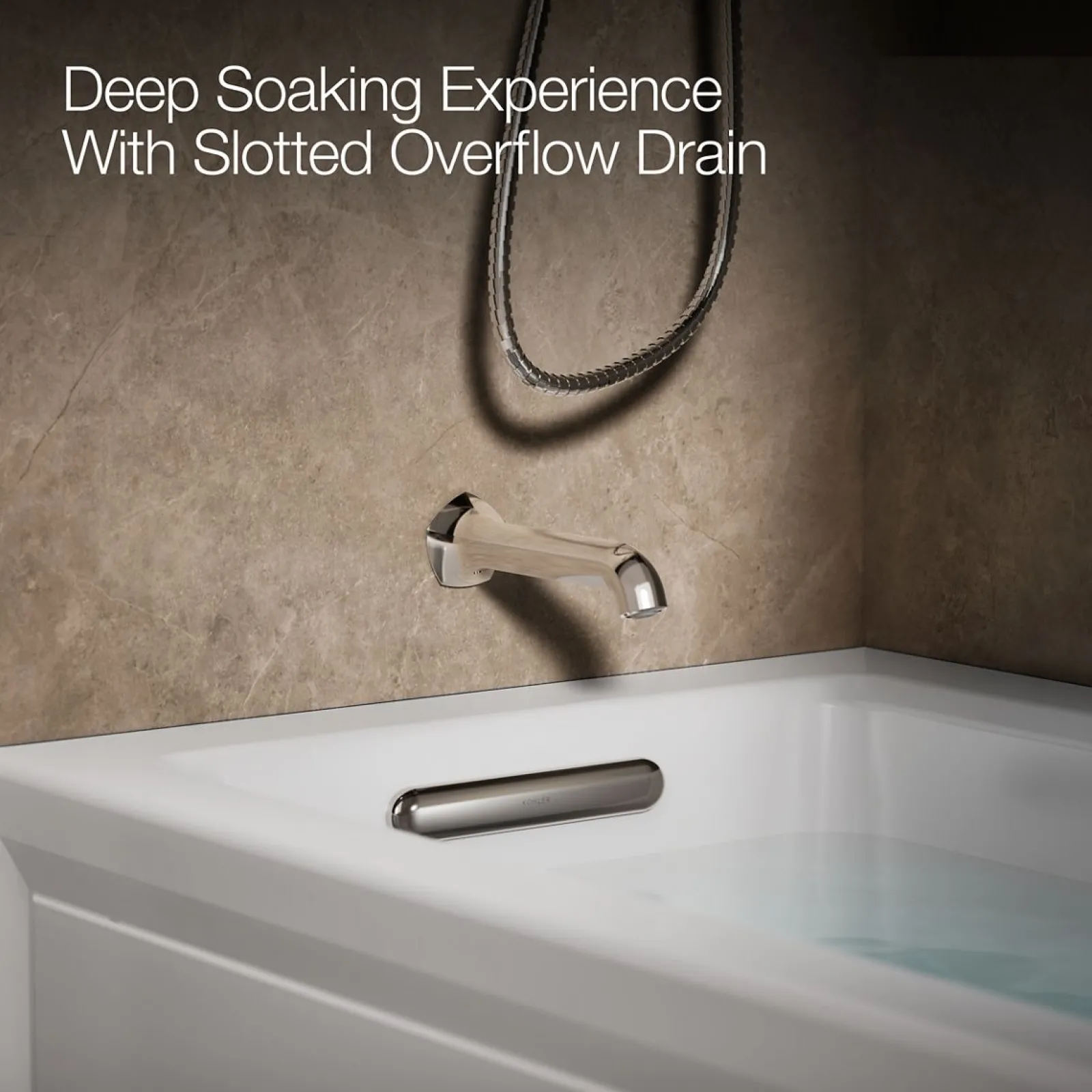60" x 30" integral apron Heated BubbleMassage™ air bath with Bask® heated surface and left-hand drain^Kohler Discount