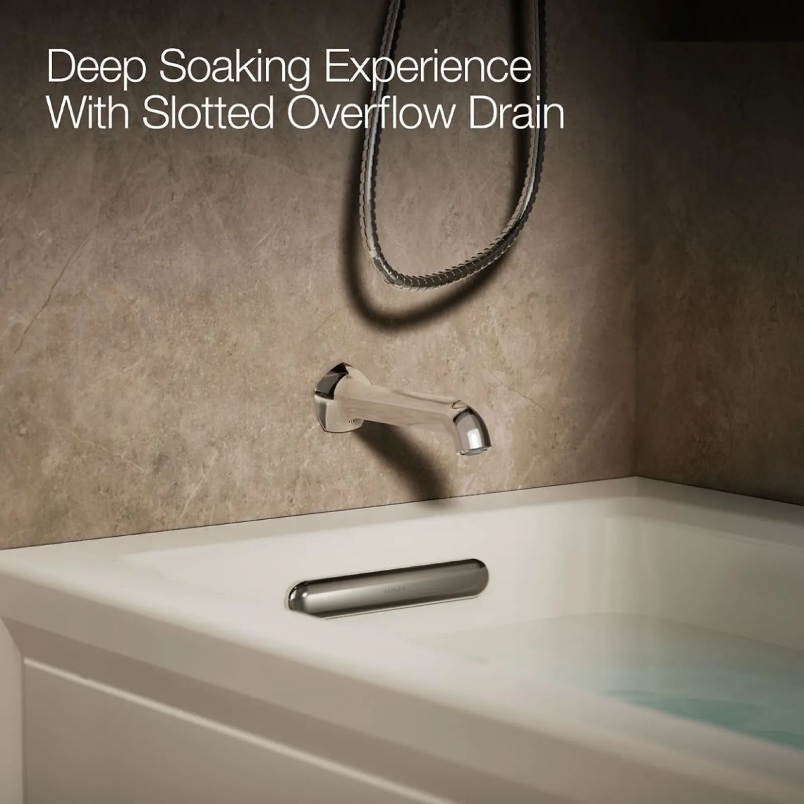 60" x 30" integral apron Heated BubbleMassage™ air bath with Bask® heated surface and left-hand drain^Kohler Discount
