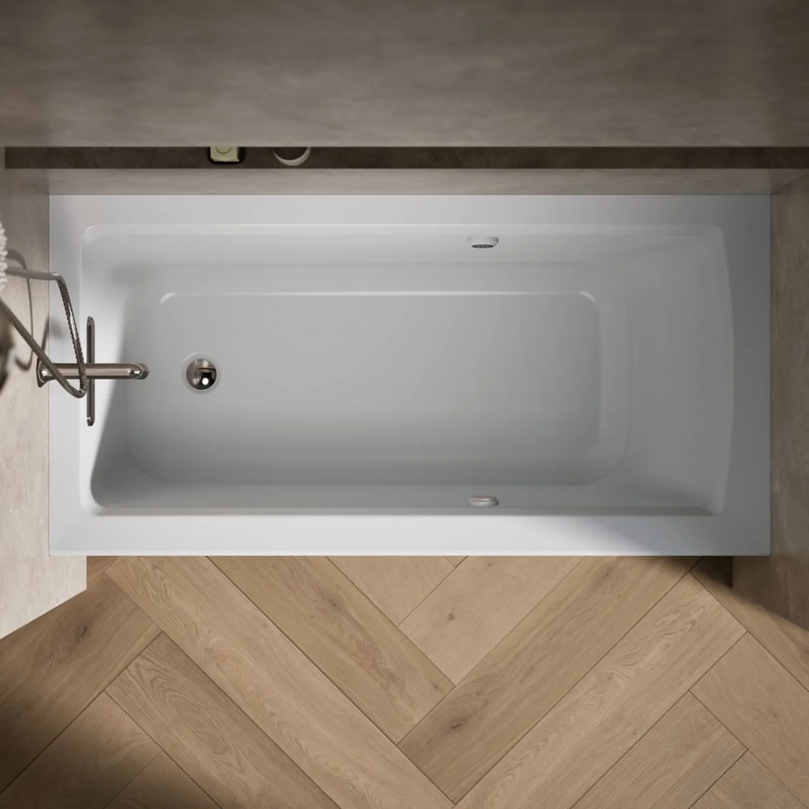 60" x 30" integral apron Heated BubbleMassage™ air bath with Bask® heated surface and left-hand drain^Kohler Discount