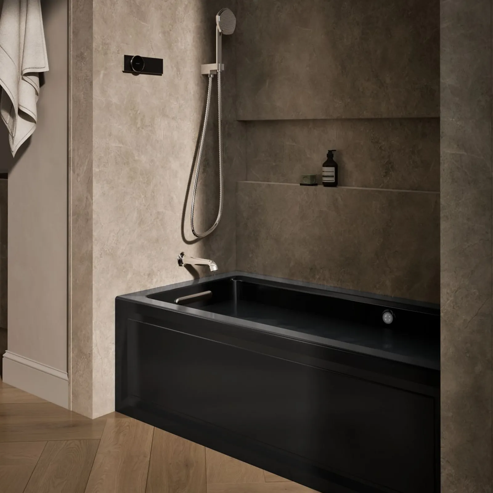 60" x 30" integral apron Heated BubbleMassage™ air bath with Bask® heated surface and left-hand drain^Kohler Discount