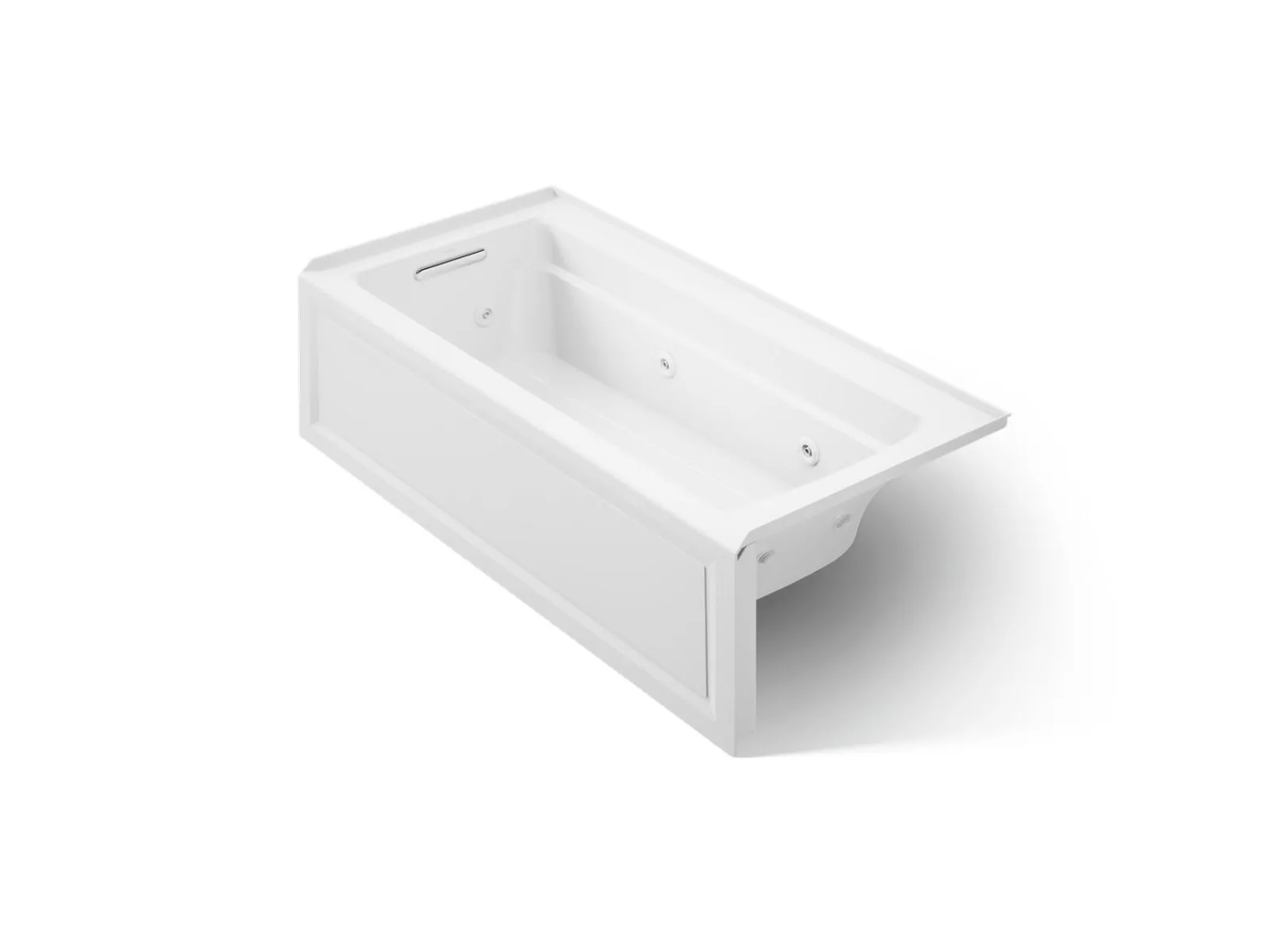 66" x 32" integral apron whirlpool with integral flange and left-hand drain^Kohler Clearance