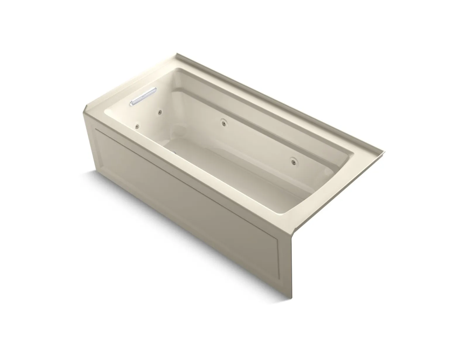 66" x 32" integral apron whirlpool with integral flange and left-hand drain^Kohler Clearance