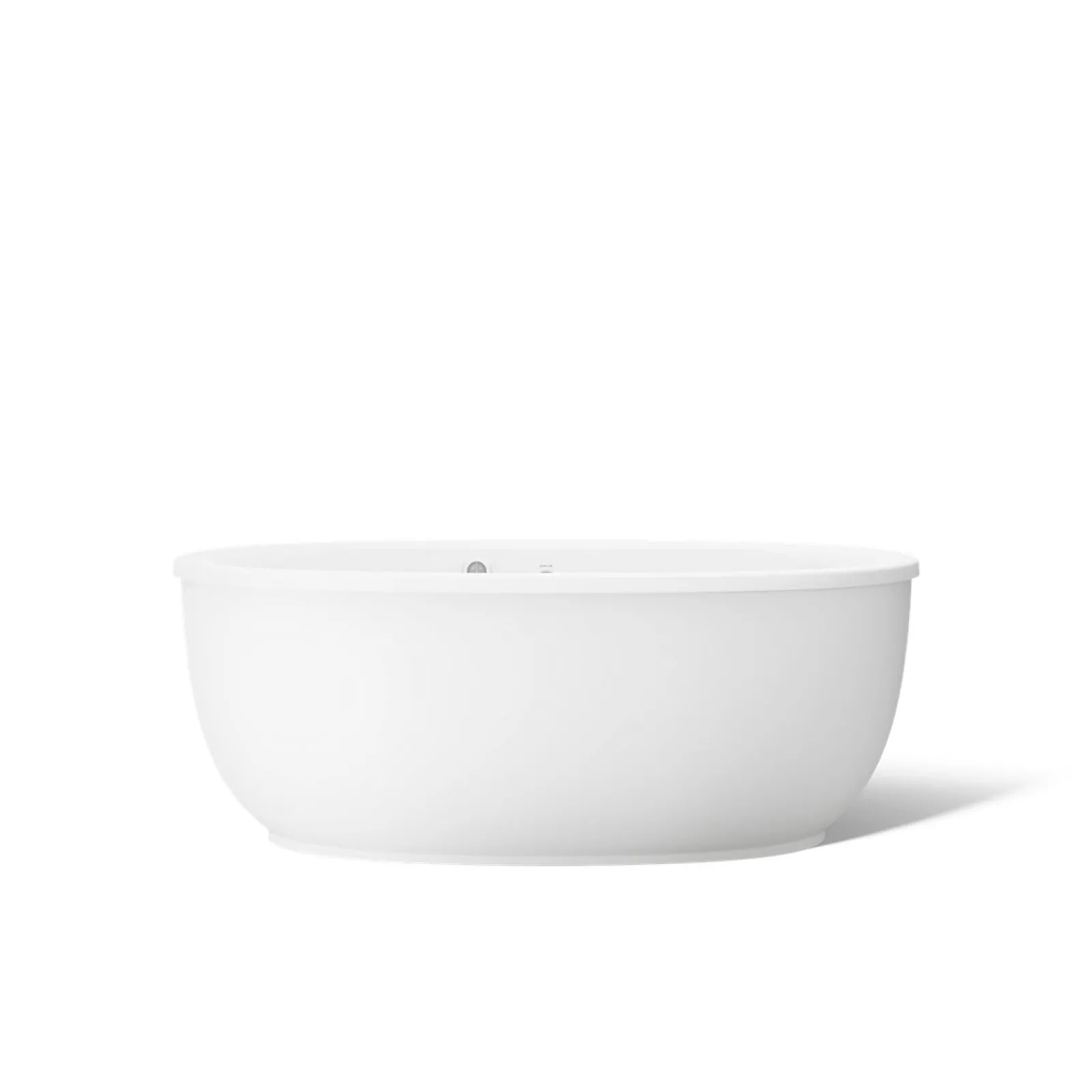 65-1/2" x 35-1/2" oval freestanding bath with Bask® heated surface and fluted shroud^Kohler Online